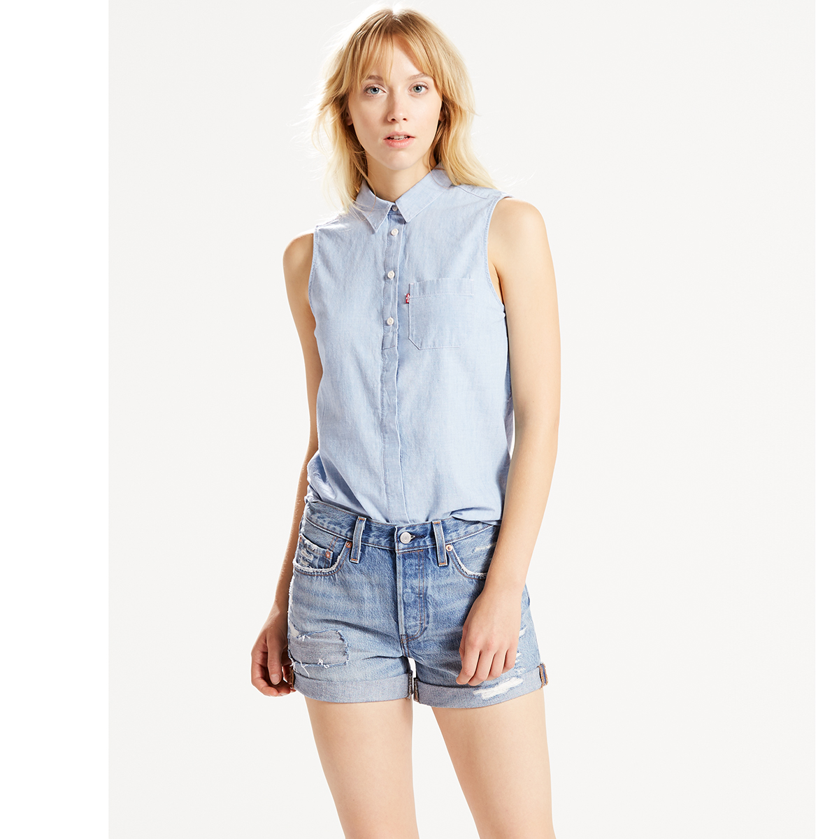 levi's sleeveless shirt