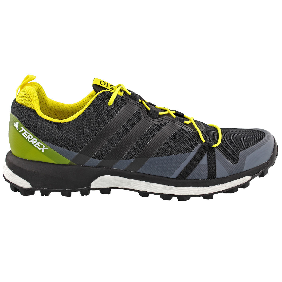 Adidas Men's Terrex Agravic Trail Running Shoes, Black/yellow