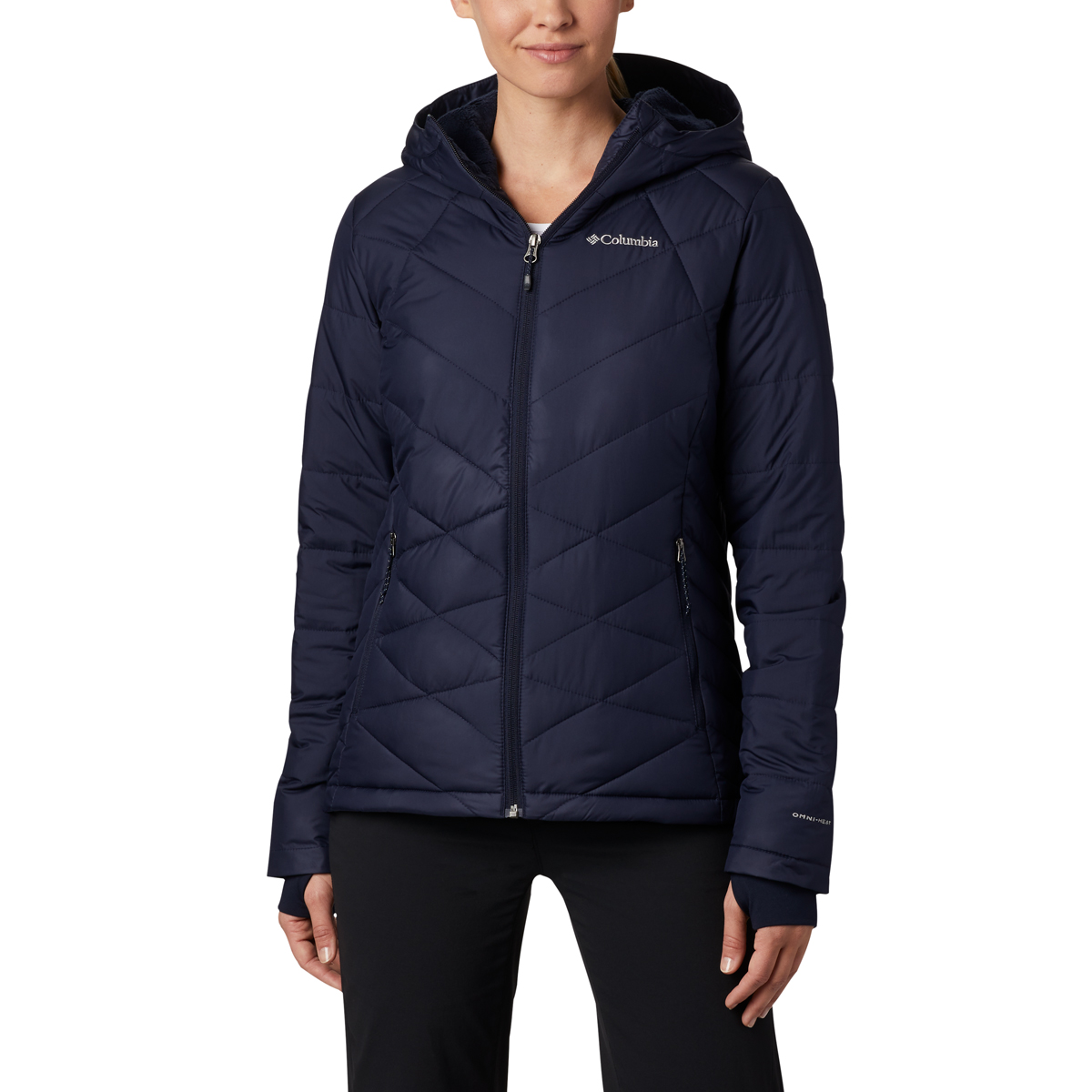 Columbia Women's Heavenly Hooded Jacket - Blue, S