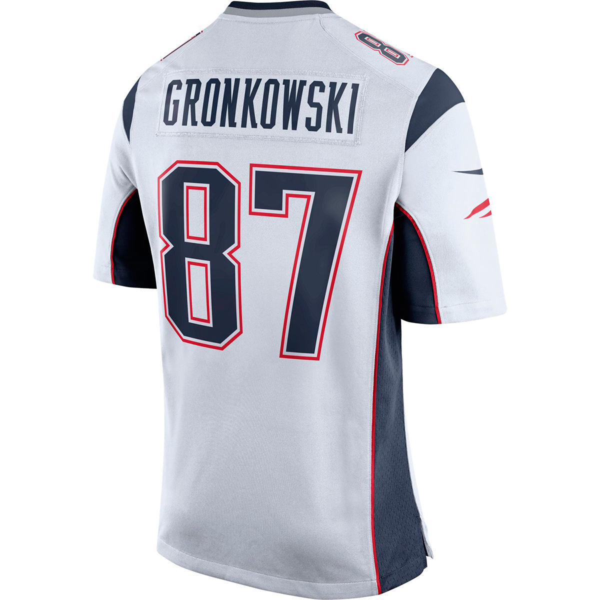 Nike New England Patriots #87 Rob Gronkowski Red Alternate Men's