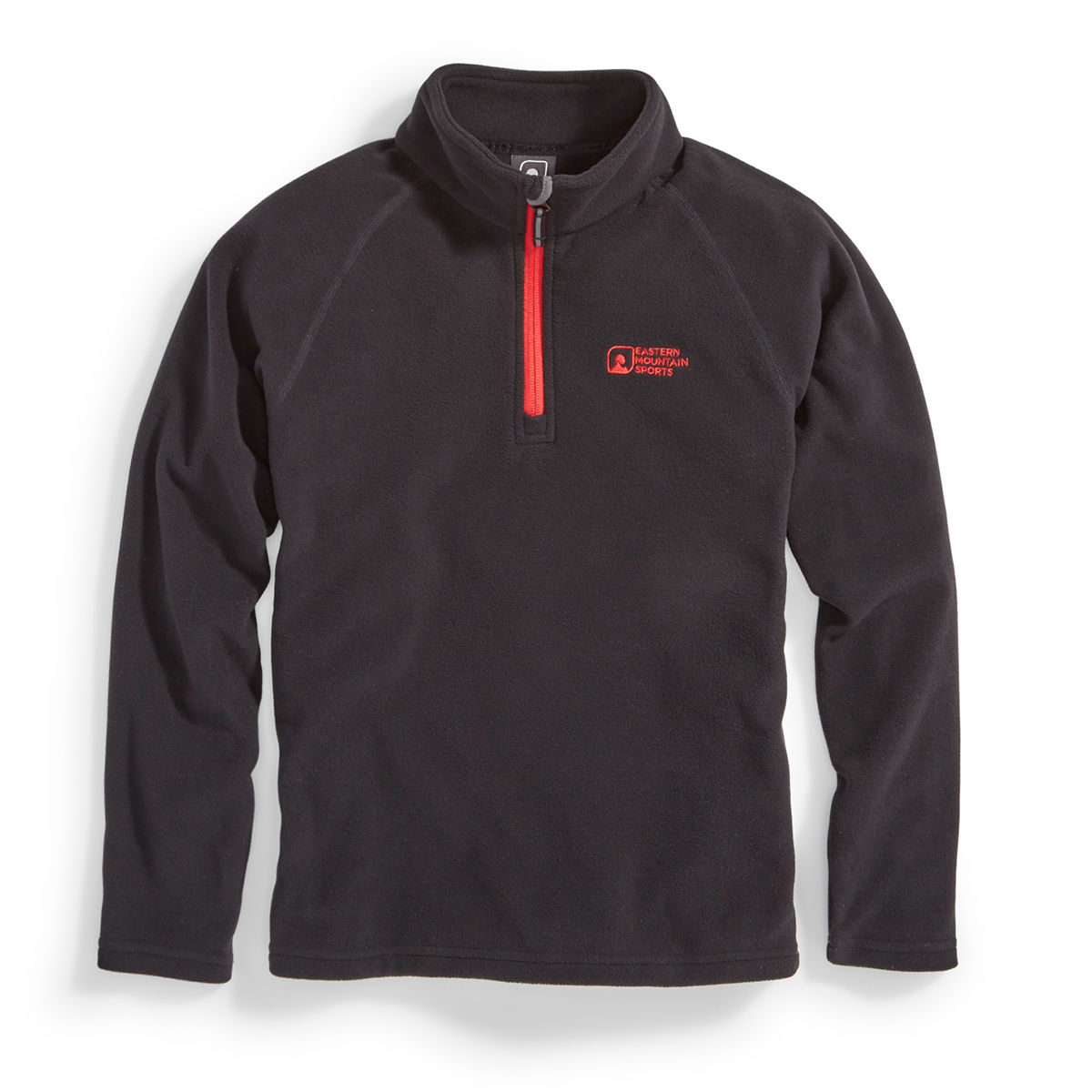 Ems Boys' Classic Micro Fleece 1/4 Zip - Black, S