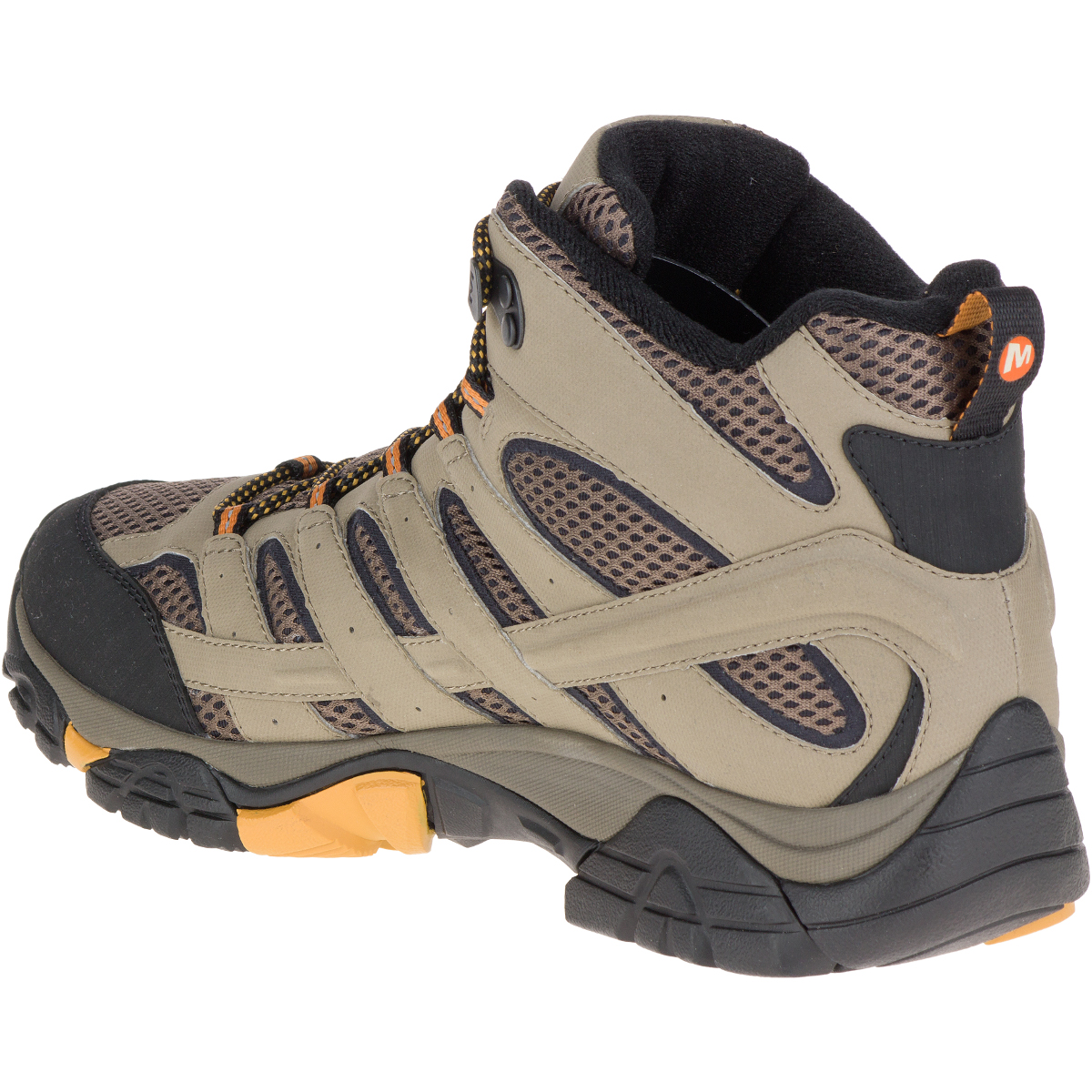 merrell men's moab 2 gtx leather mid hiking shoes walnut