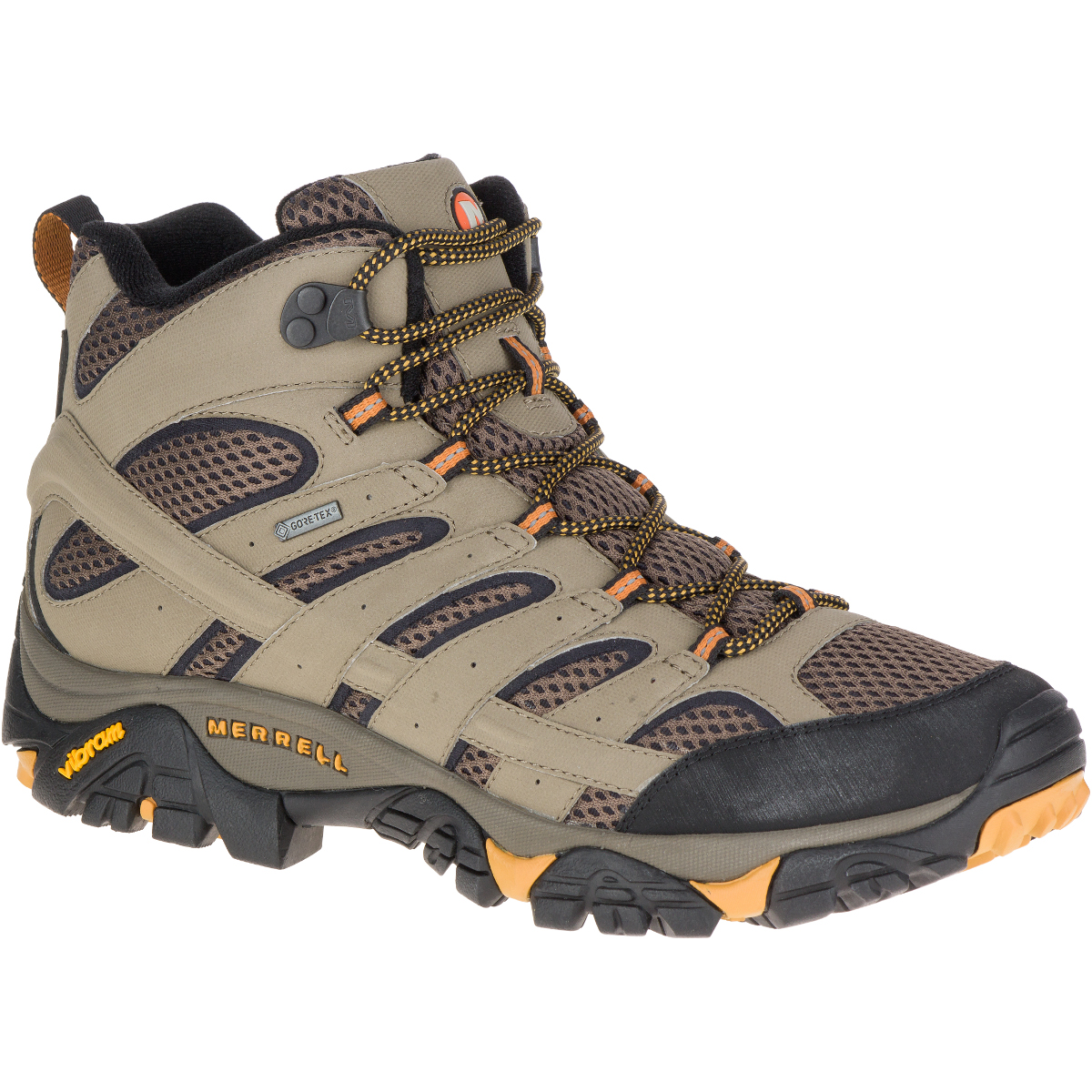 Merrell Men's Moab 2 Mid Gore-Tex Hiking Boots, Walnut