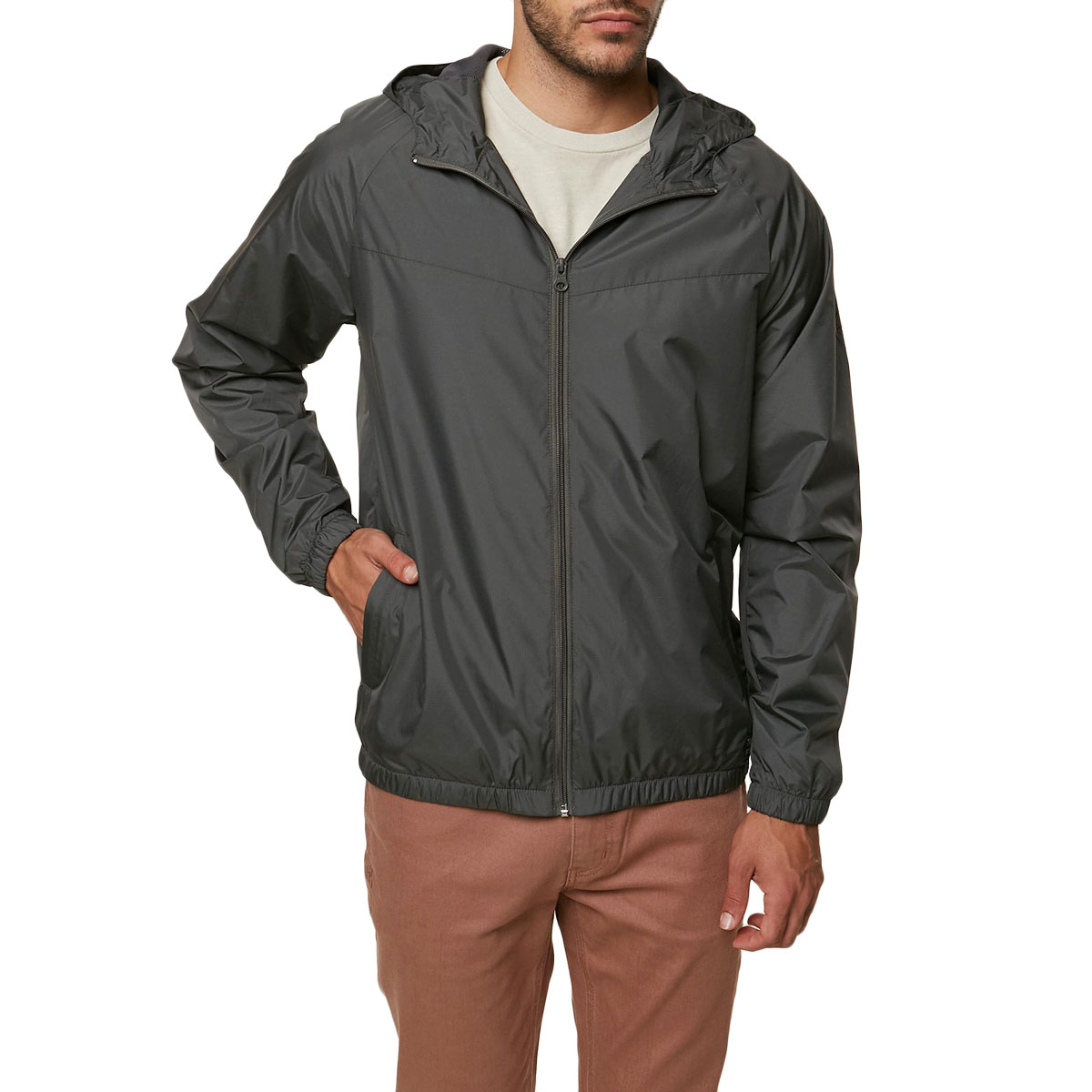 O'neill Guys' Traveler Windbreaker Jacket - Green, S