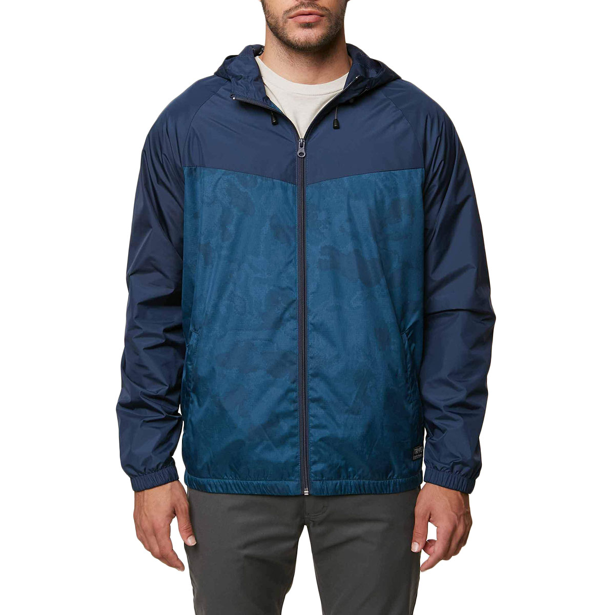 O'neill Guys' Traveler Windbreaker Jacket - Blue, XL