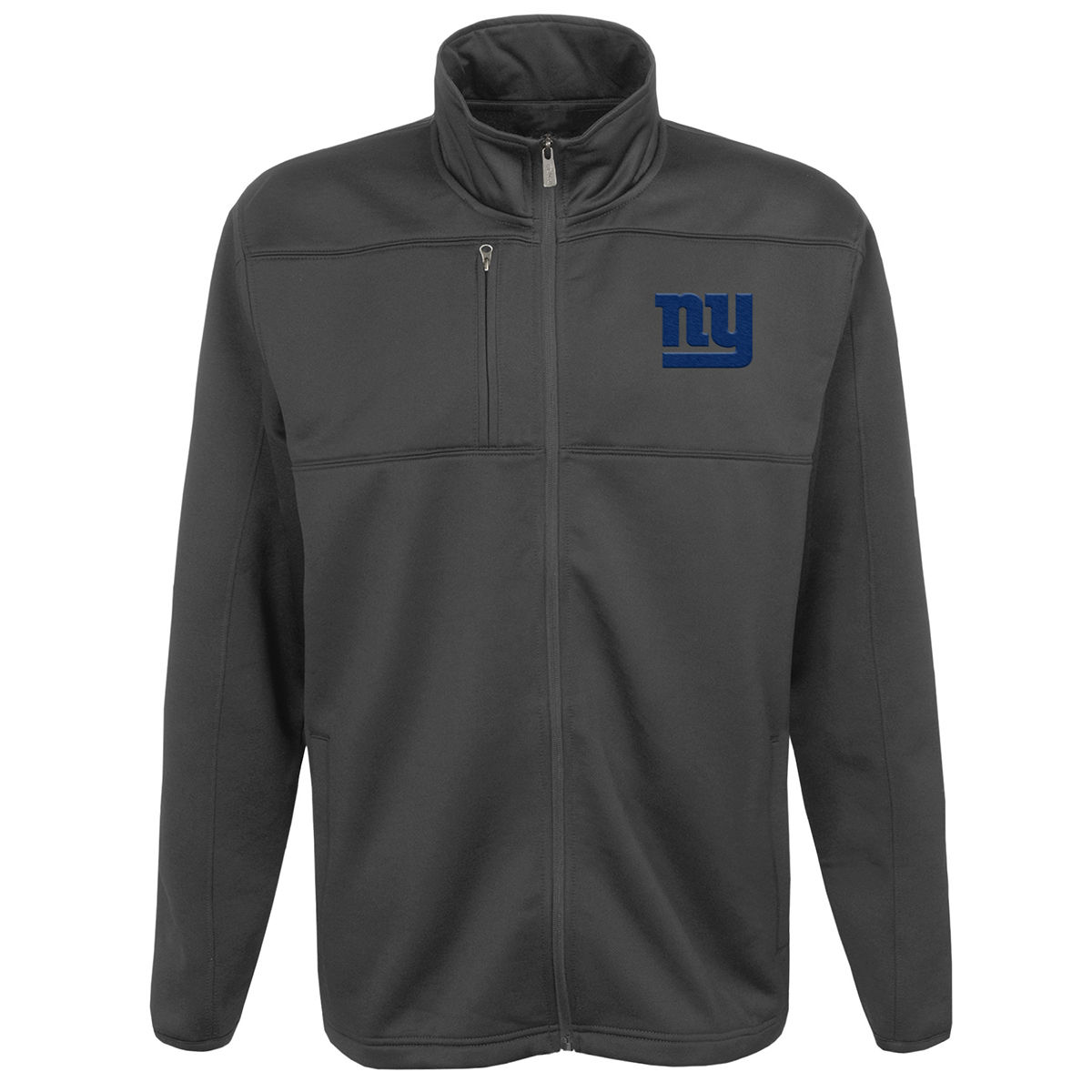 New York Giants Boys' Superior Bonded Fleece Full-Zip Jacket - Blue, L
