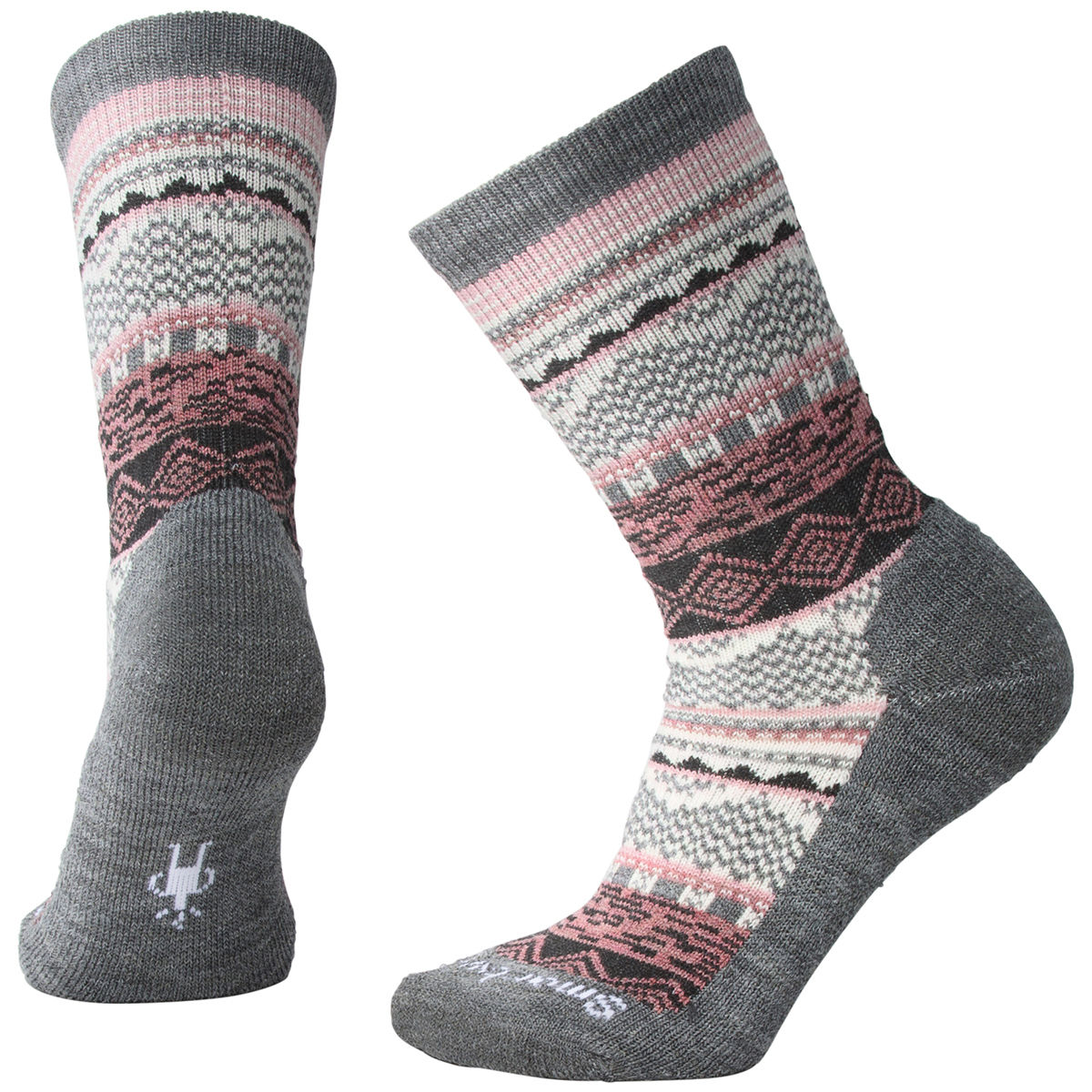 Smartwool Women's Dazzling Wonderland Crew Socks - Black, M