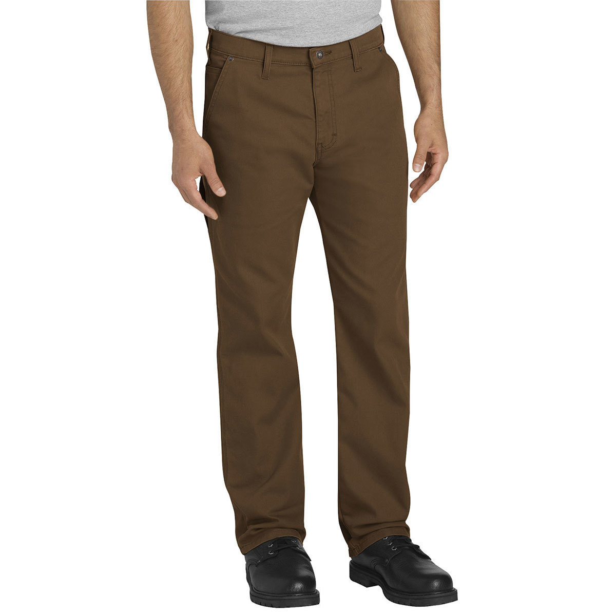 Dickies Men's Flex Regular Fit Straight Leg Tough Max Duck Carpenter Pants