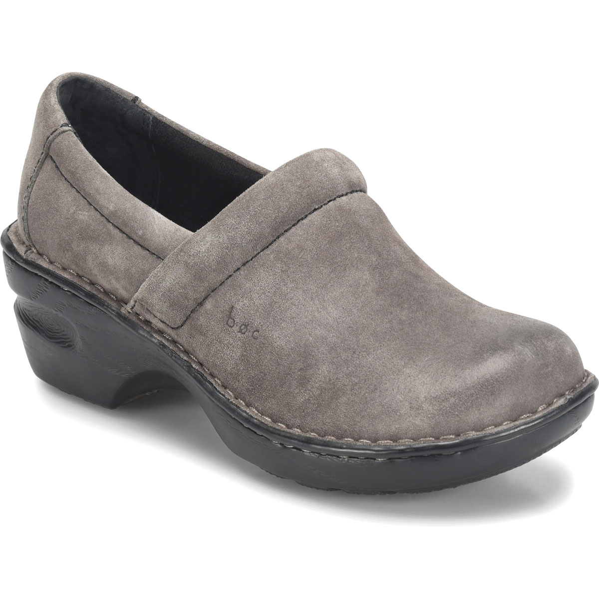 grey clogs