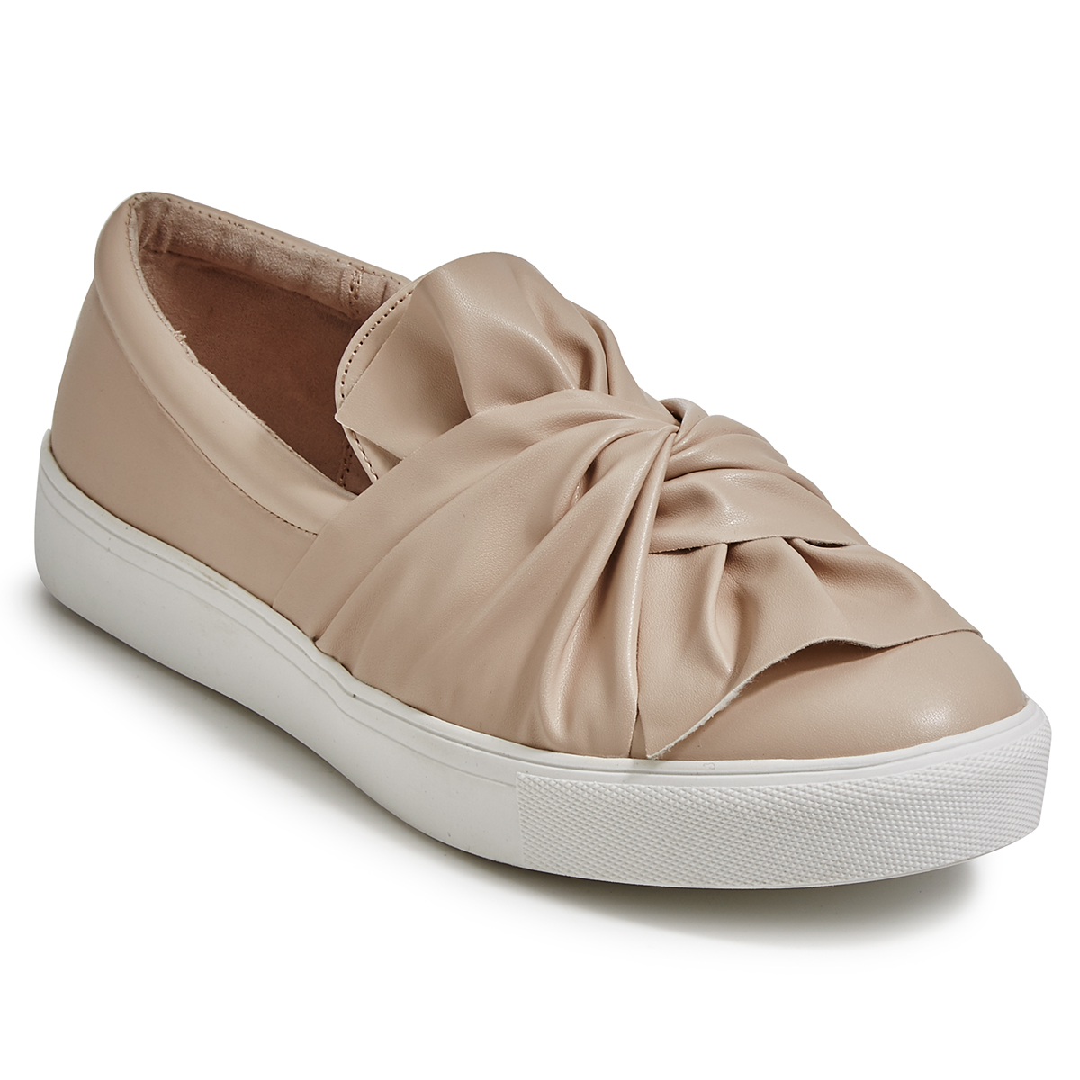knotted slip on shoes