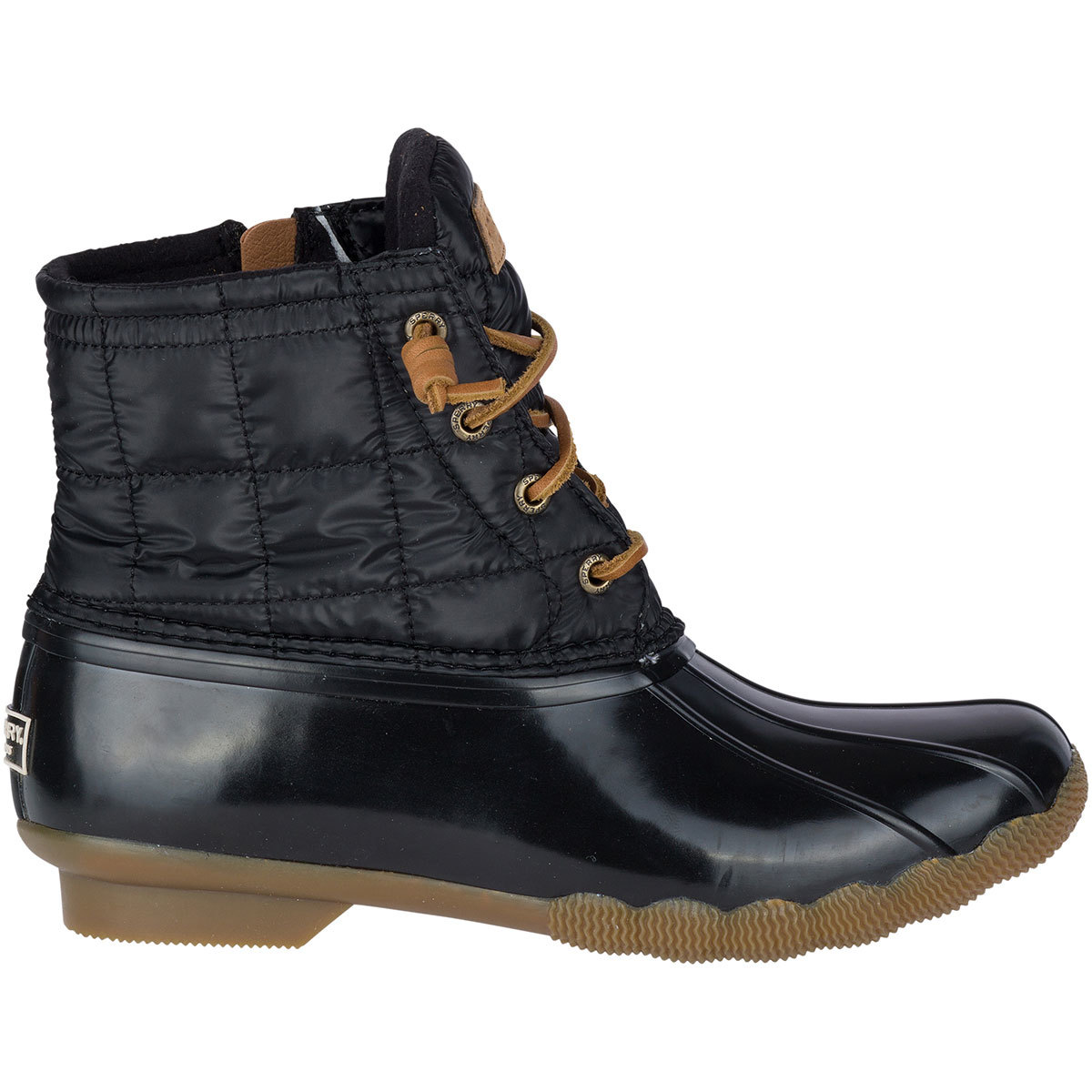 Saltwater Shiny Quilted Duck Boots 