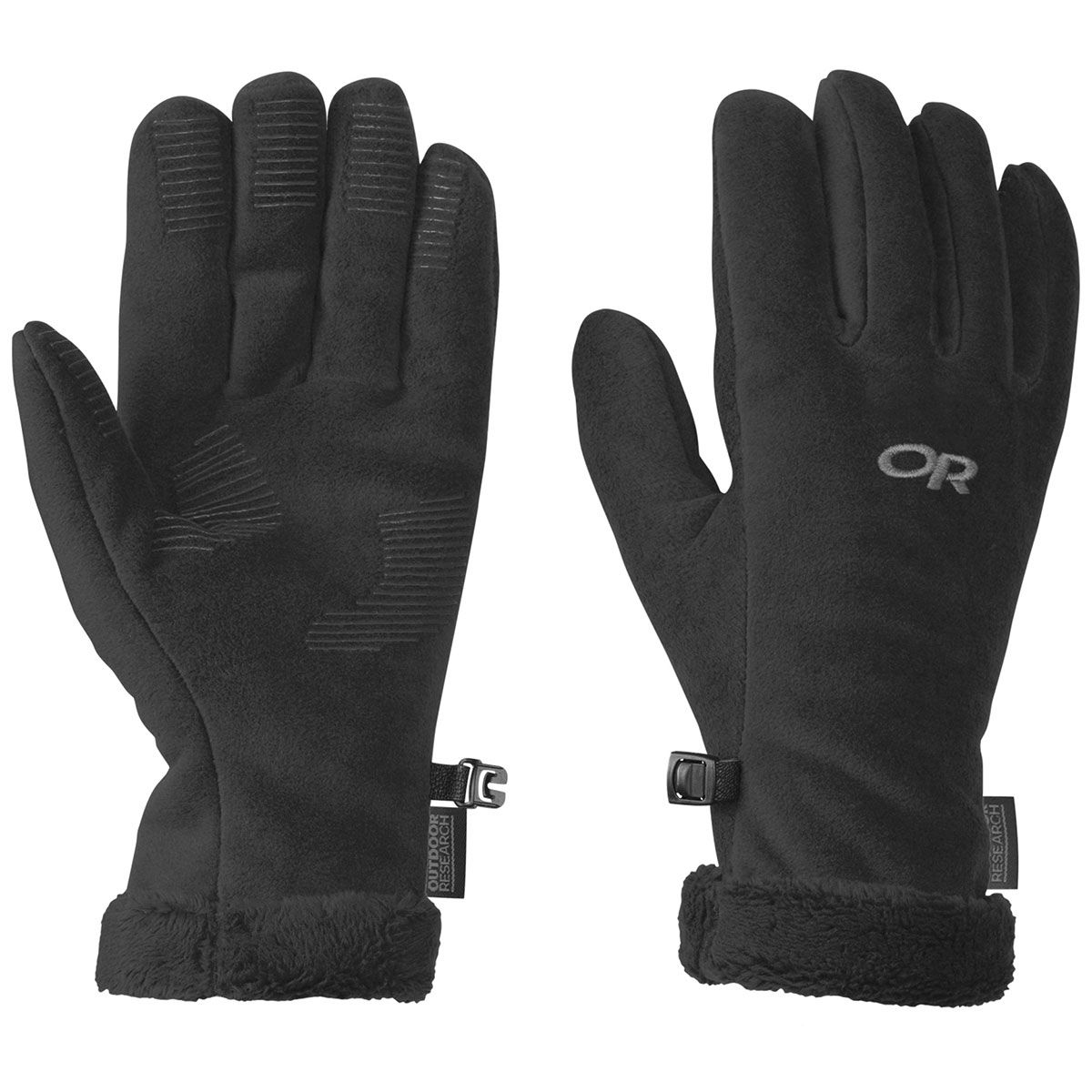 Outdoor Research Women's Fuzzy Sensor Gloves - Black, S