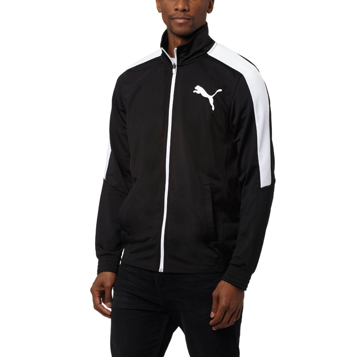 Puma men's tricot track jacket sale