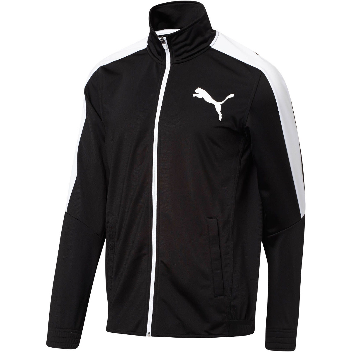 Puma Men's Contrast Track Jacket - Black, M