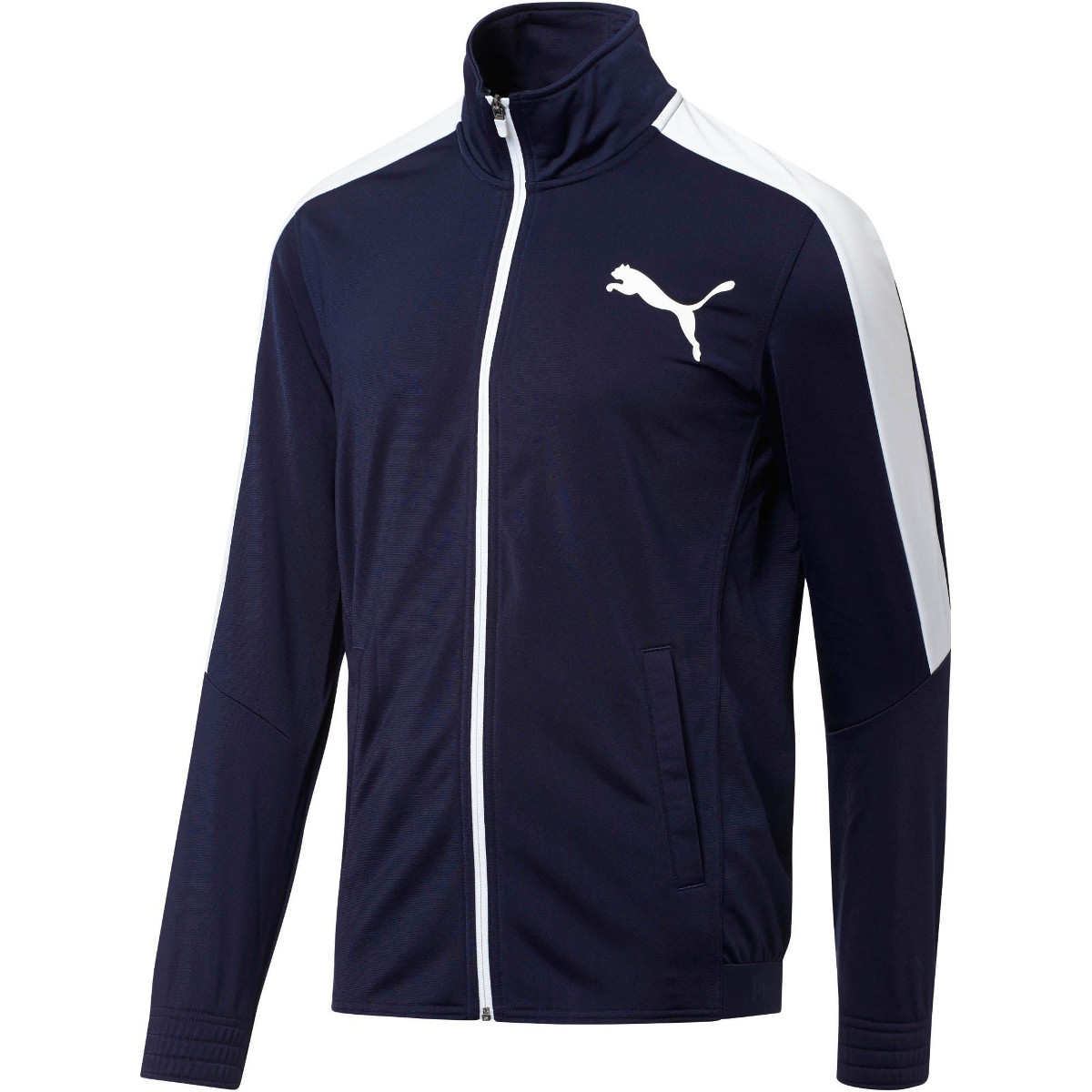 Puma Men's Contrast Track Jacket - Blue, XL