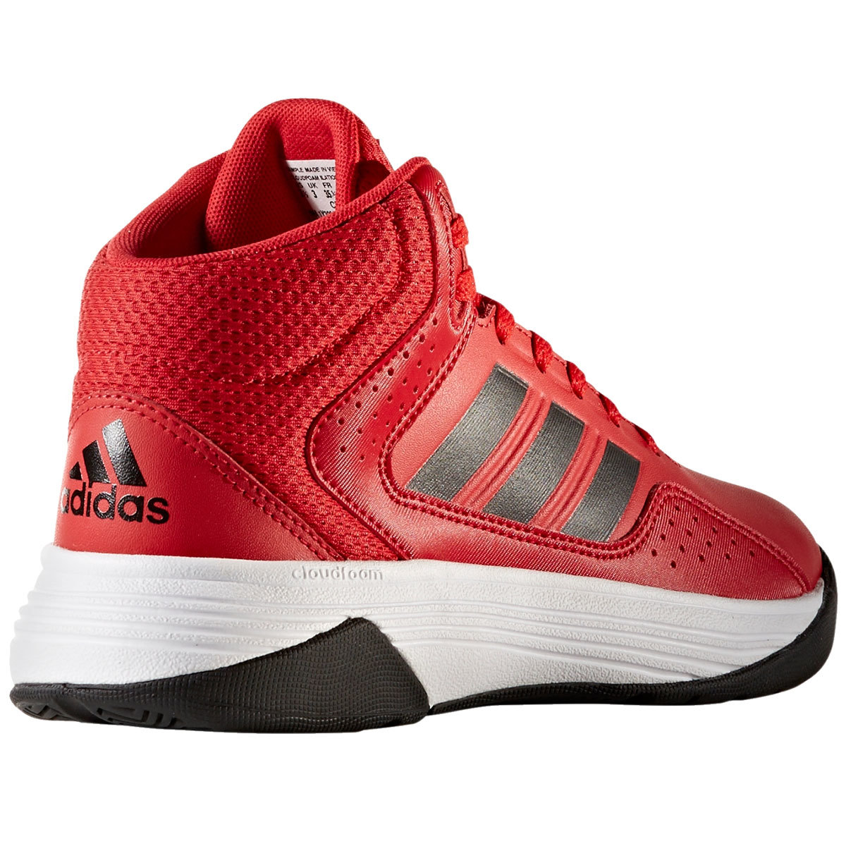 adidas cloudfoam red shoes