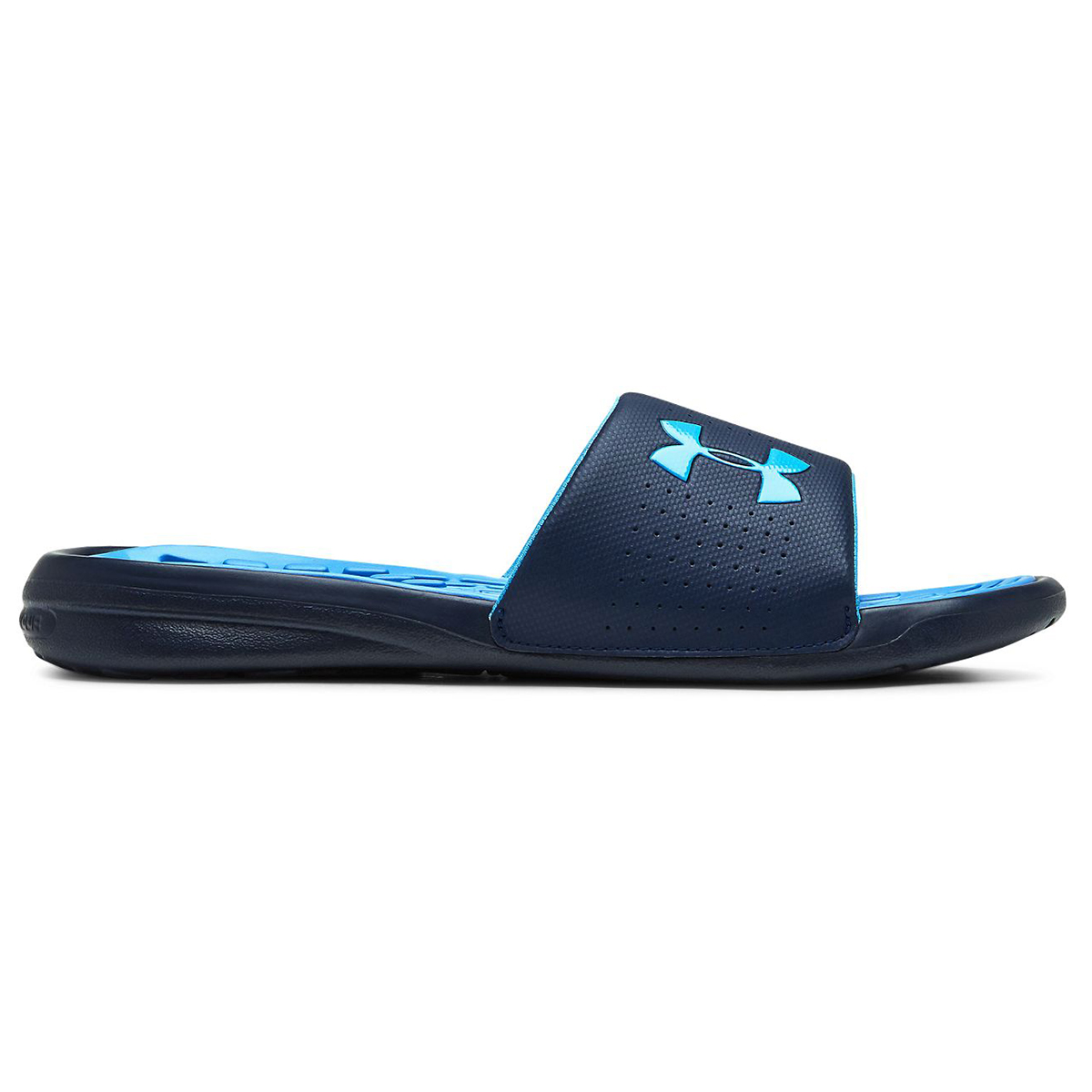 Under Armour Men's Debut Fix Slide Sandals - Blue, 9