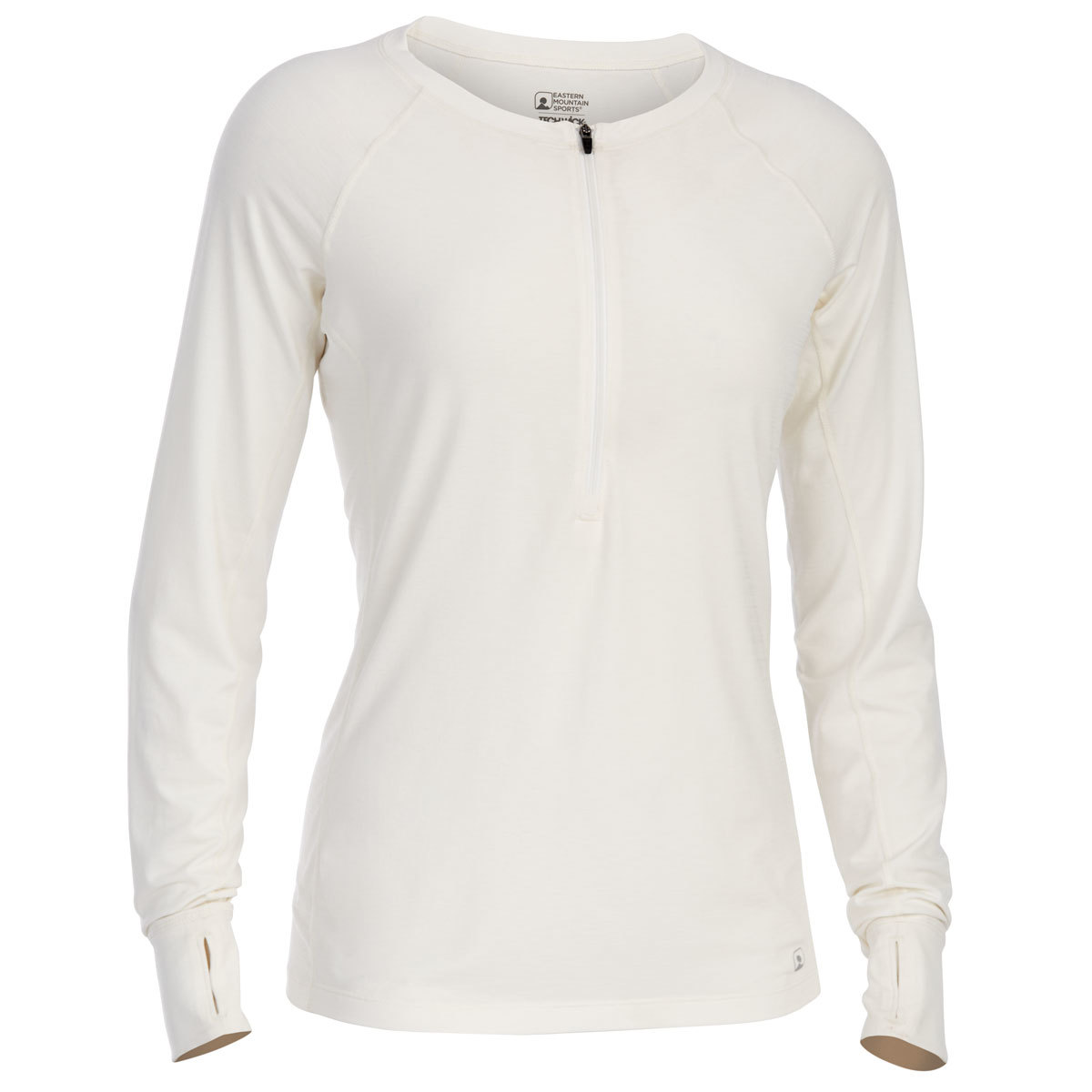 Ems Women's Techwick Hydro Upf Half Zip - White, XL