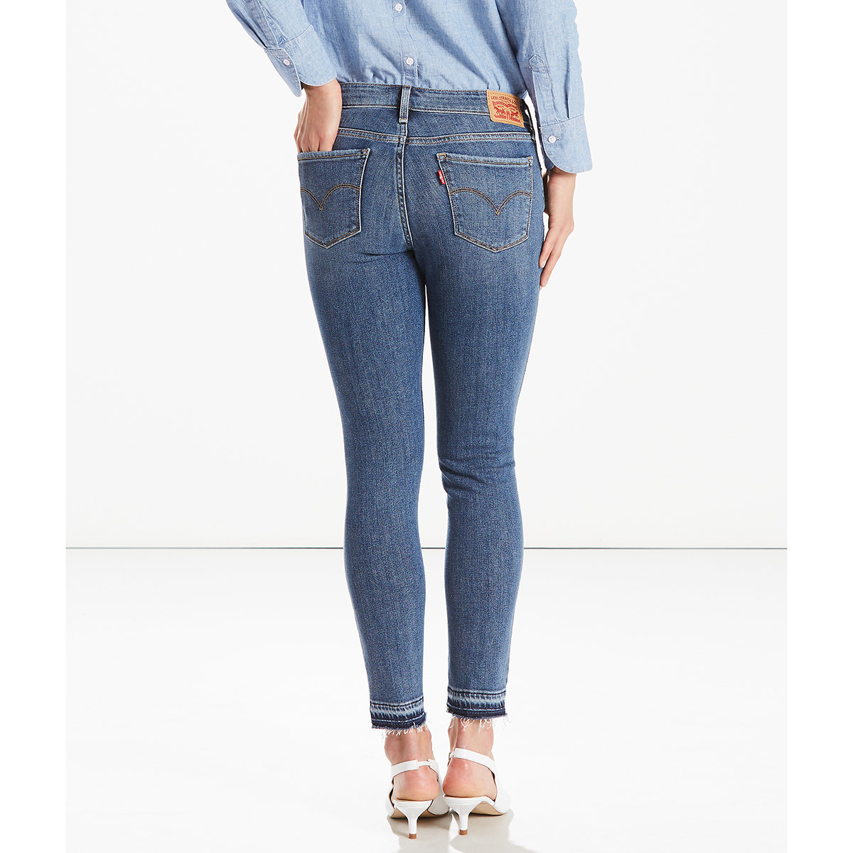 levi's women's 711 skinny ankle jean