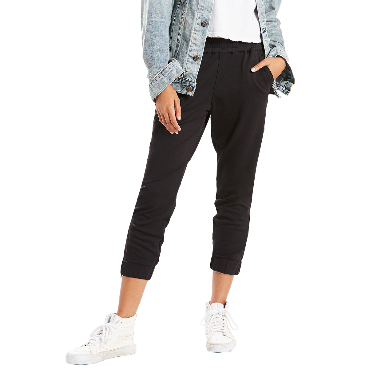 Levi's Women's Jet Set Zip-Hem Tapered Pants