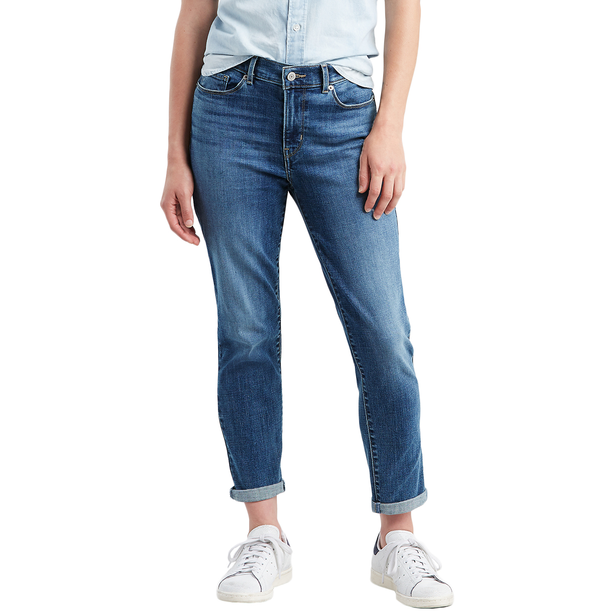 Levi's Women's Classic Crop Jeans - Blue, 8