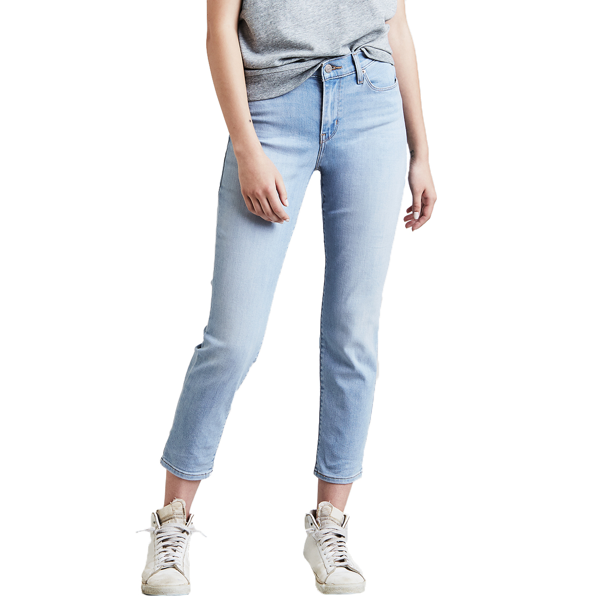 Levi's Women's Classic Crop Jeans - Blue, 8