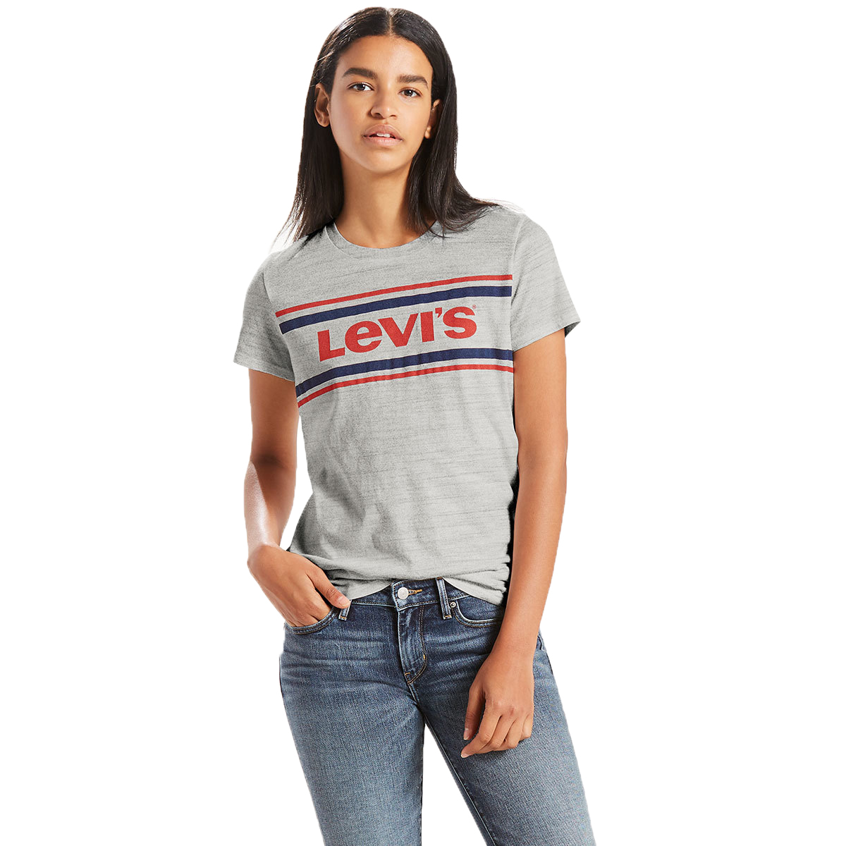 Levi's Women's Perfect Graphic Tee - Black, M