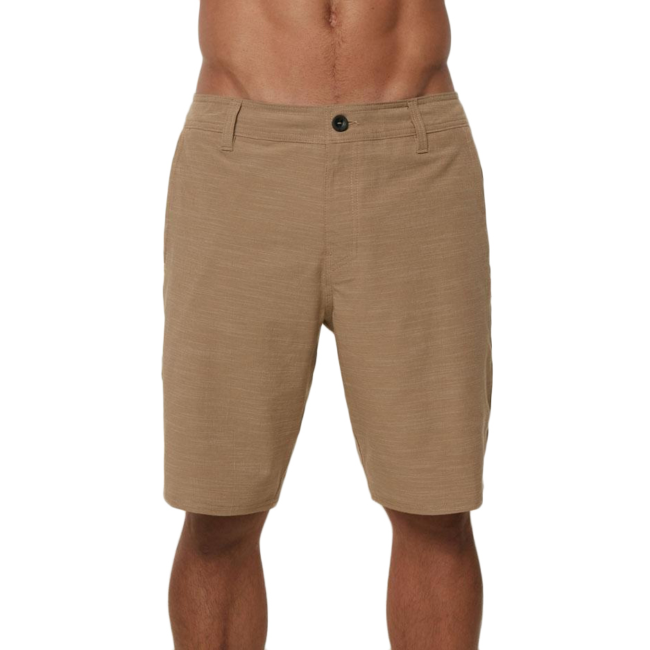 O'neill Men's Locked Slub Hybrid Short - Brown, 30