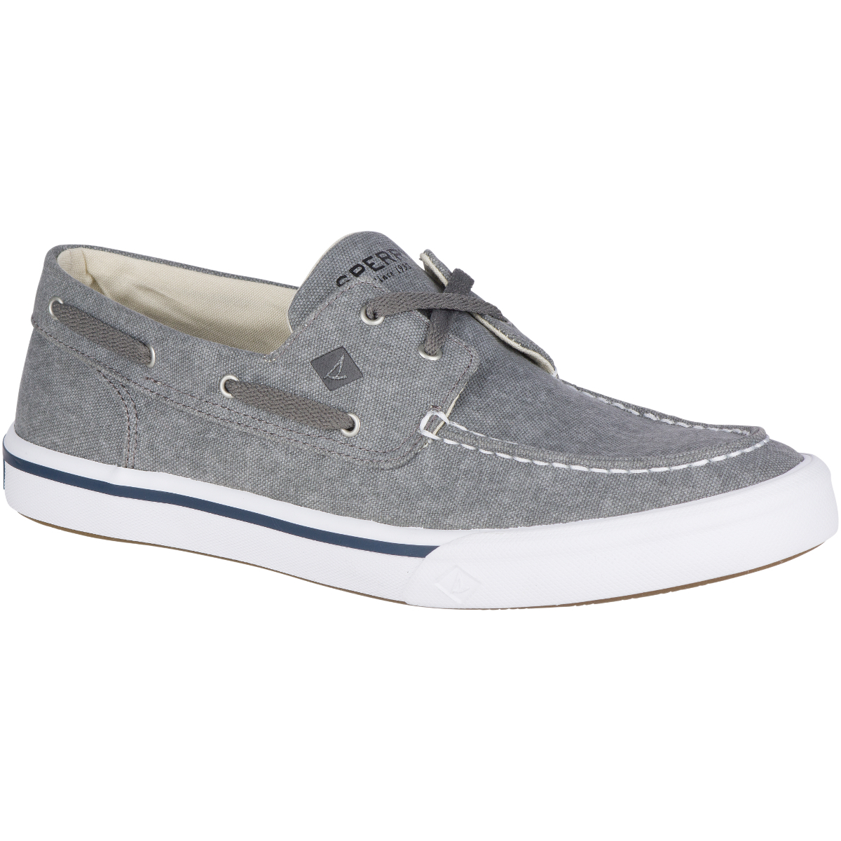 gray sperrys men's