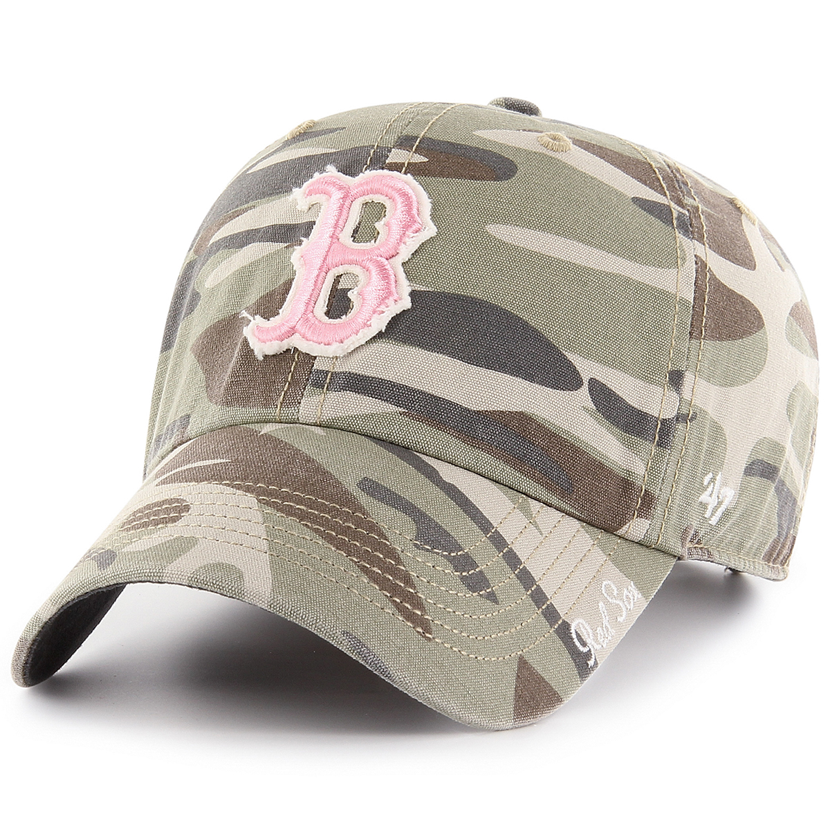 womens camo boston red sox hat