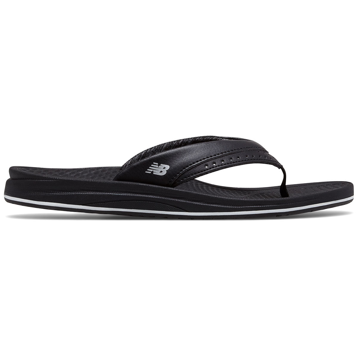 New Balance Women's Renew Thong Sandals - Black, 11