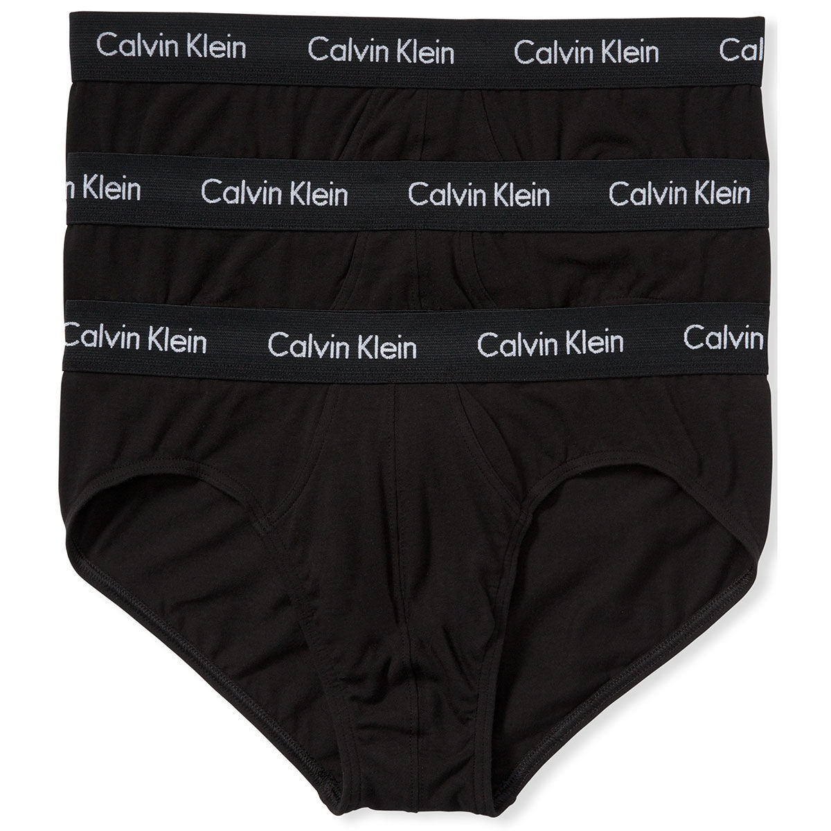 Calvin Klein Men's Stretch Hip Briefs, 3-Pack