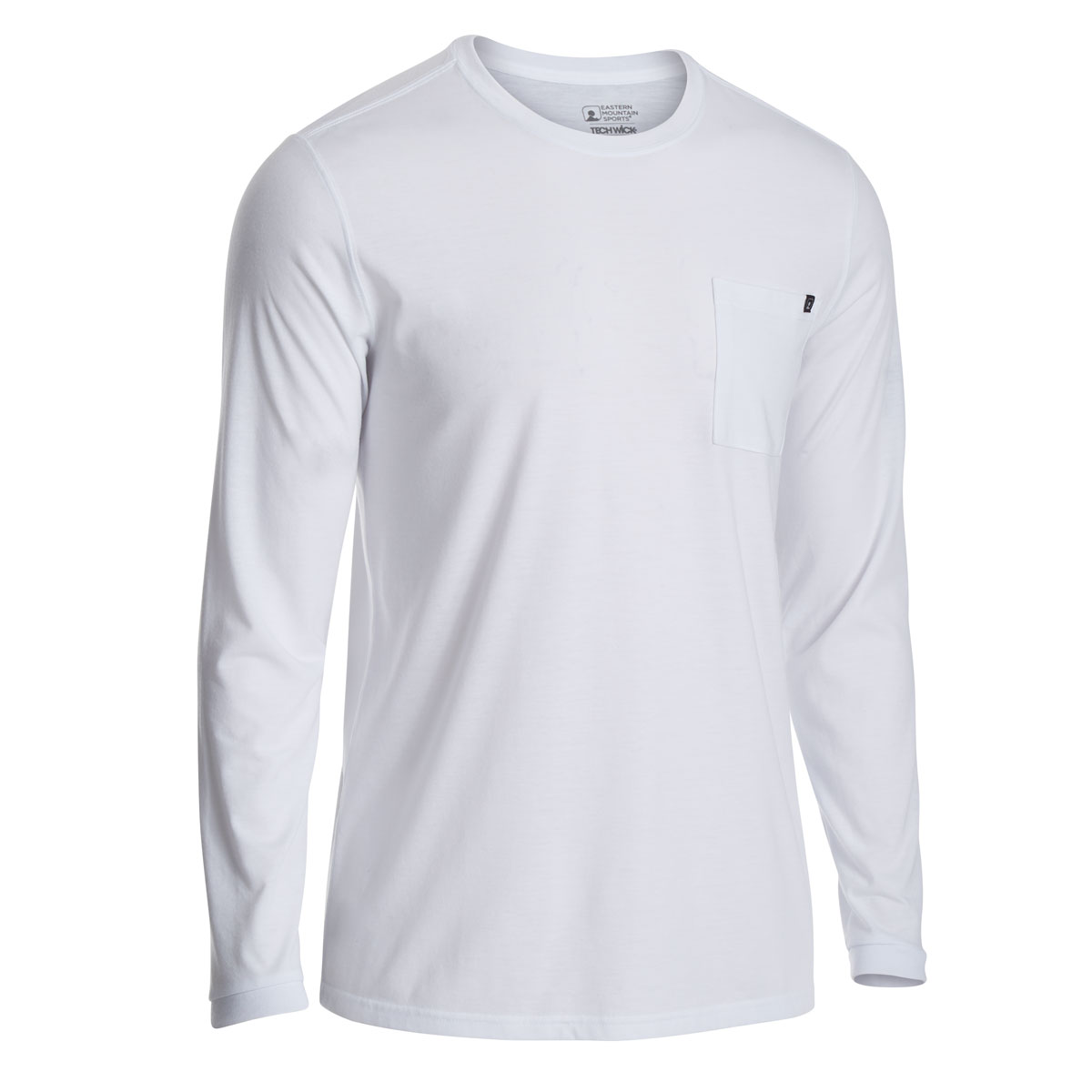 Ems Men's Techwick Vital Pocket Long-Sleeve Tee - White, M