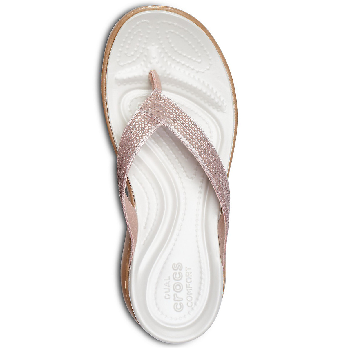 crocs capri v sequin flip flop