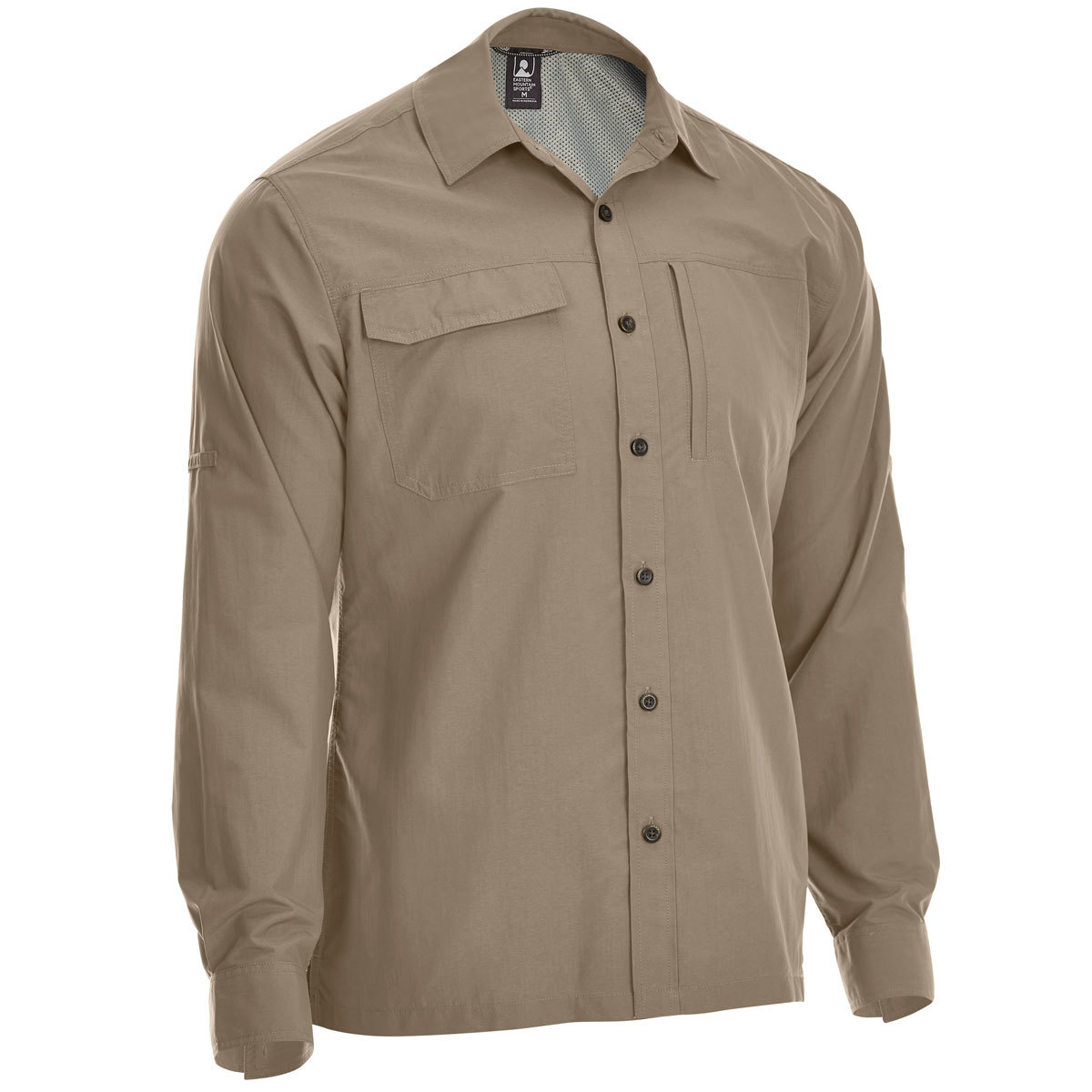 Ems Men's Trailhead Upf Long-Sleeve Shirt - Brown, S
