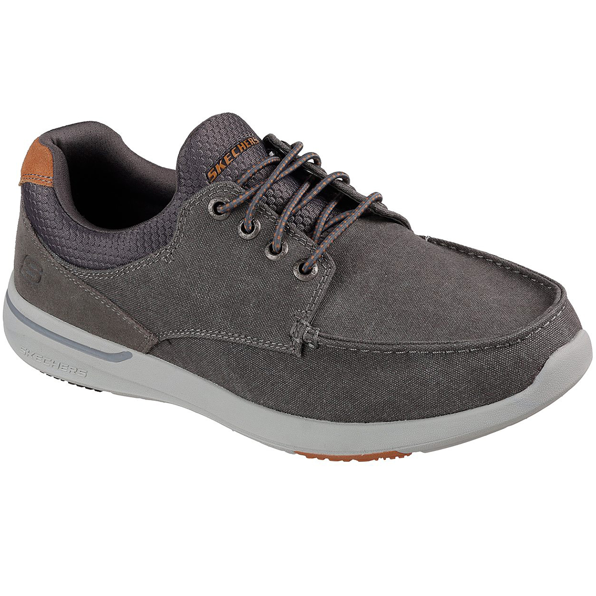Skechers Men's Relaxed Fit: Elent- Mosen Boat Shoes - Black, 8.5