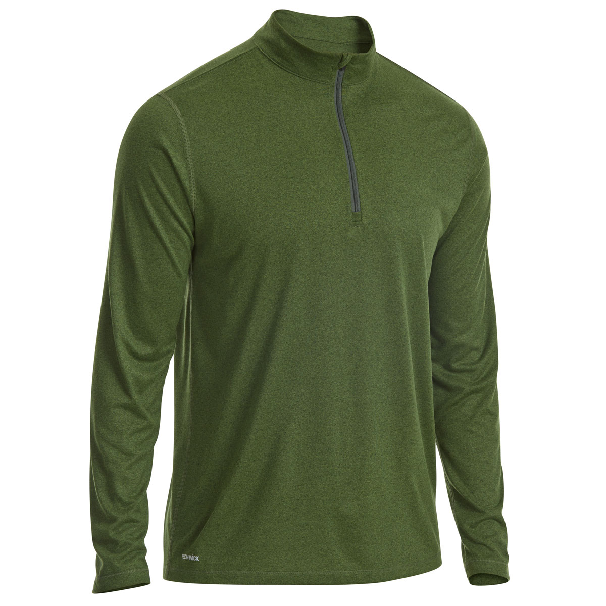 Ems Men's Techwick Essentials 1/4 Zip Pullover - Green, XL