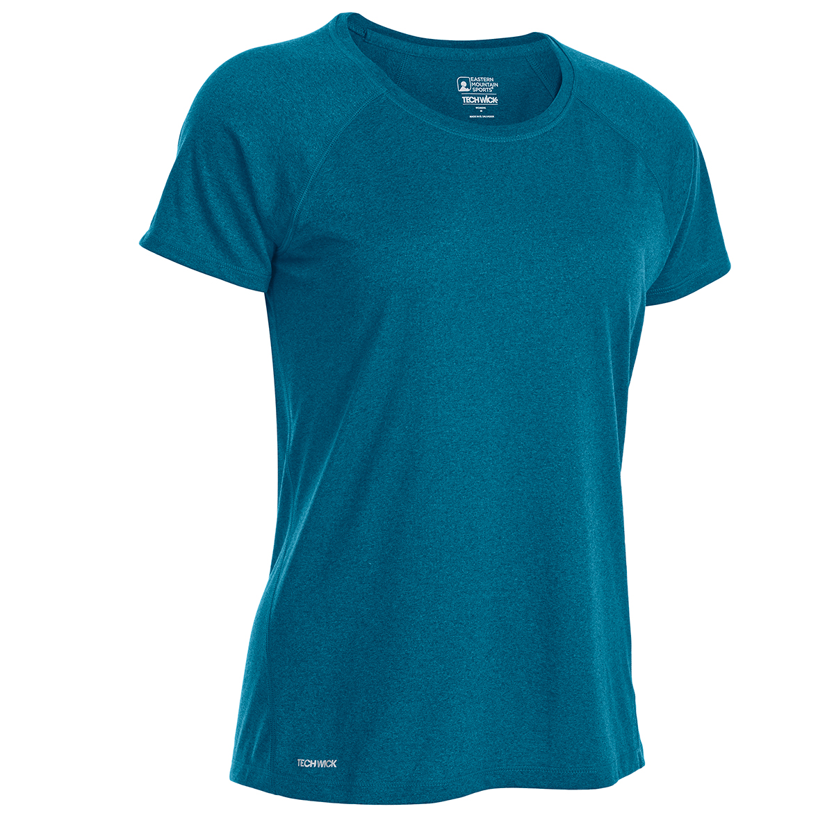 Ems Women's Techwick Essence Crew Short-Sleeve Shirt - Green, XS