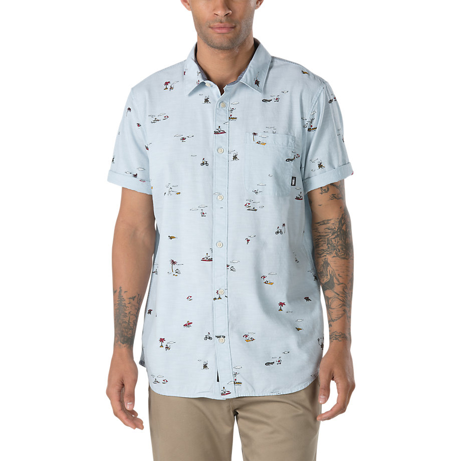 vans short sleeve shirts