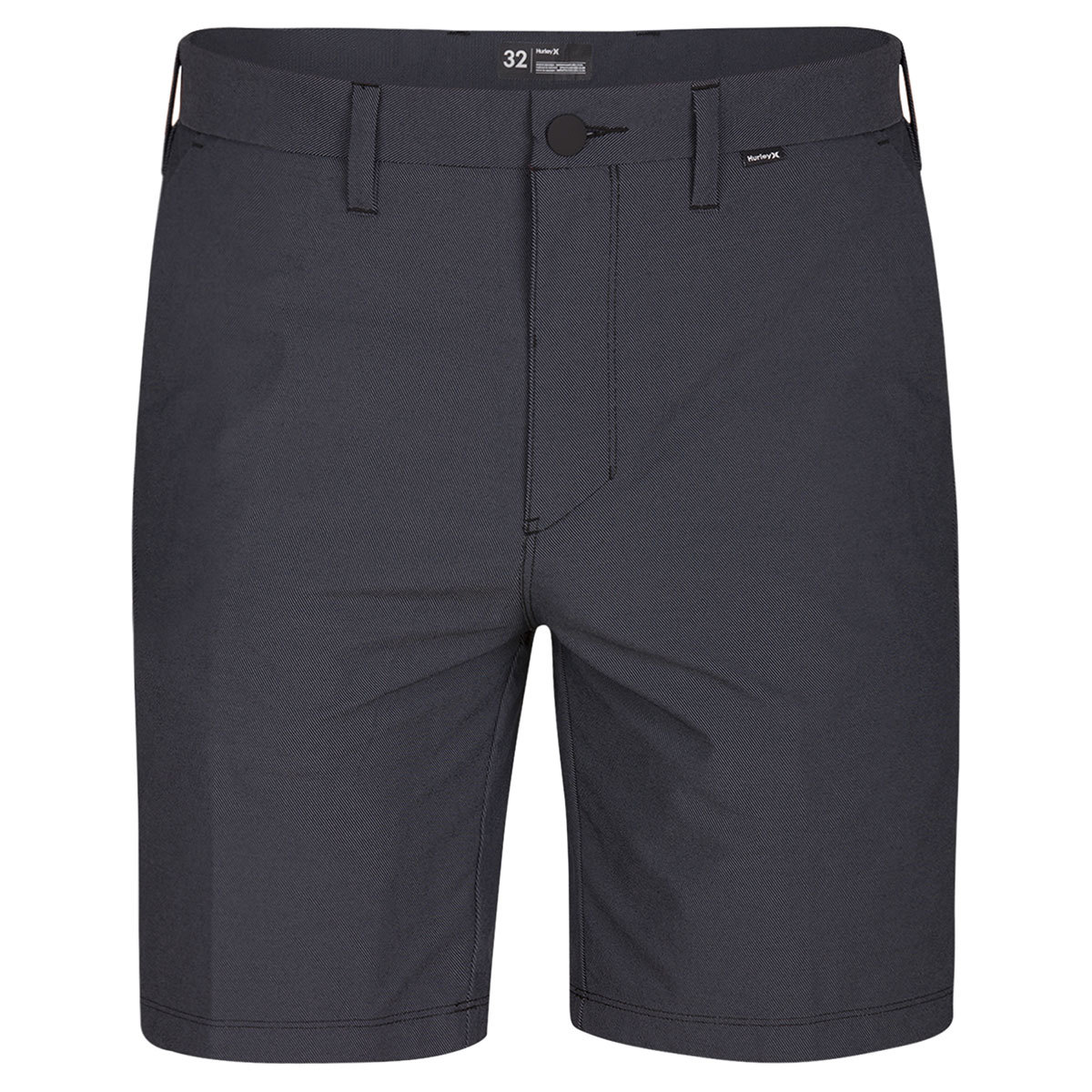 Hurley Guys' Dri-Fit Chino Shorts - Black, 36