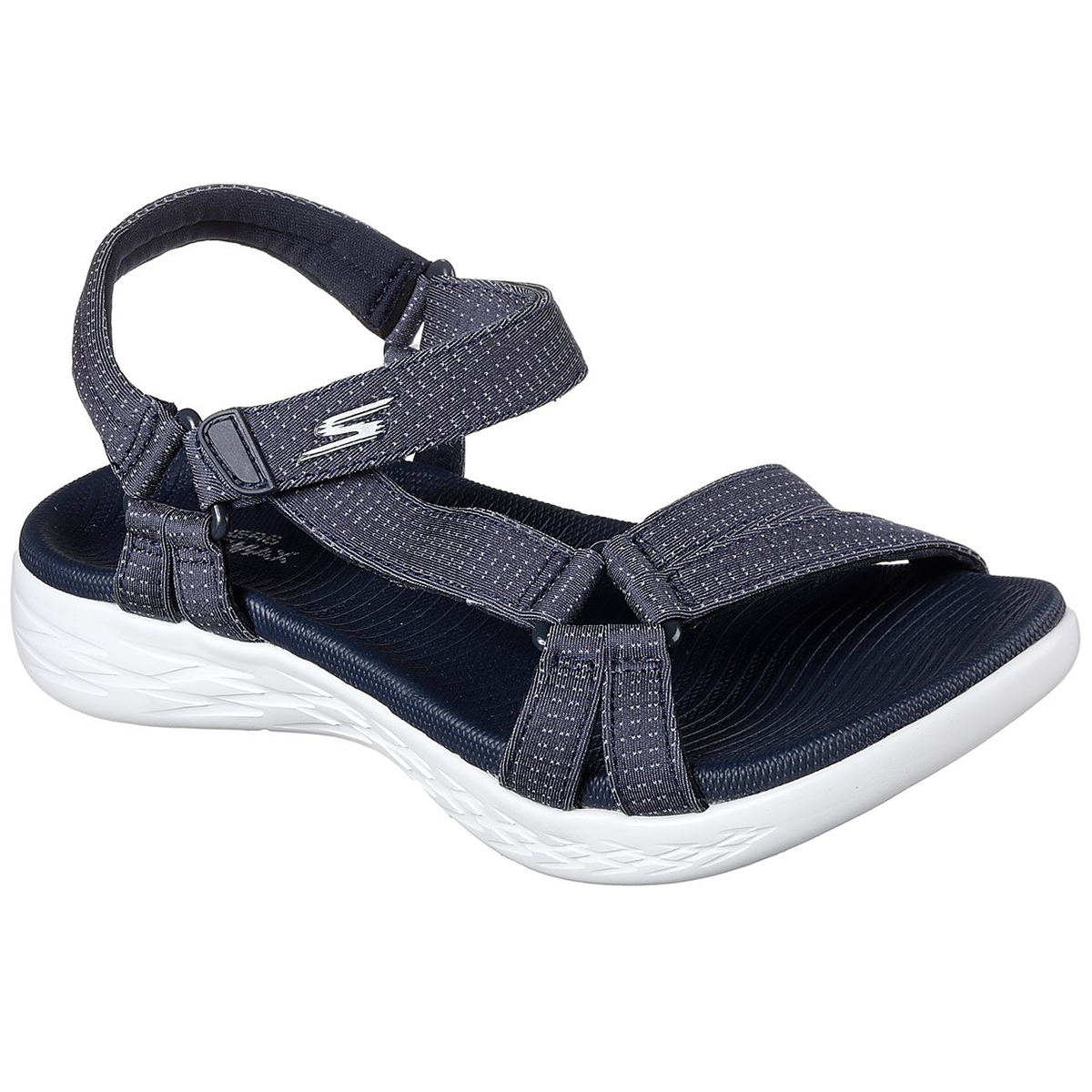 Skechers Women's On The Go 600 -  Brilliancy Sandals - Blue, 8