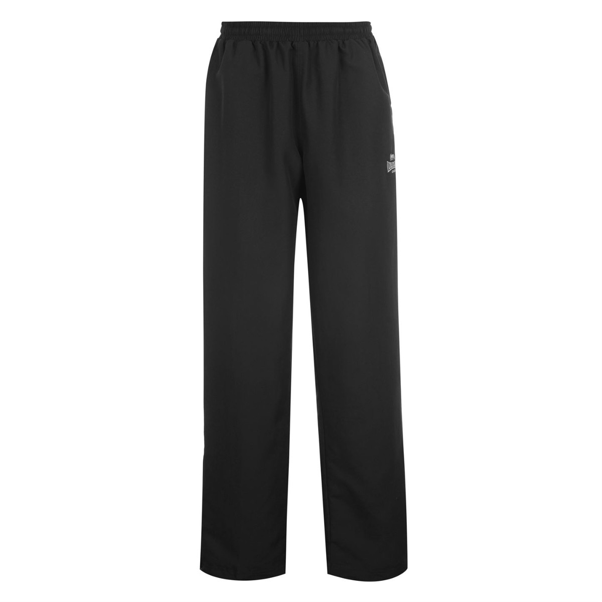 Lonsdale Men's Open-Hem Woven Pants - Black, 4XL