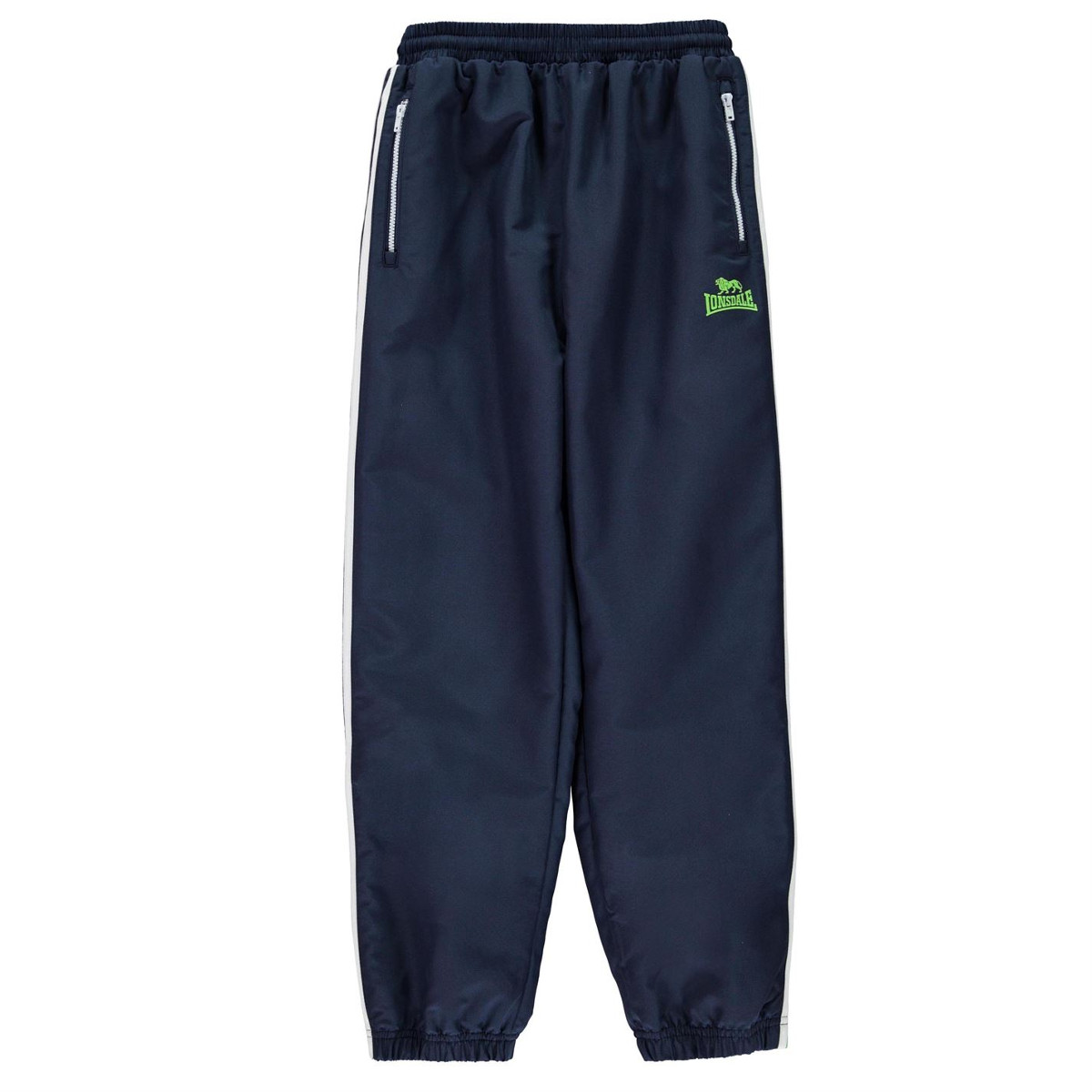 Lonsdale Boys' Two-Stripe Closed-Hem Woven Pants