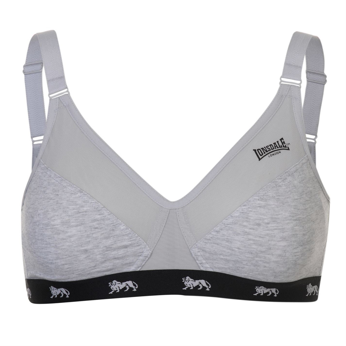 Lonsdale Women's Sports Bra - Black, 34A