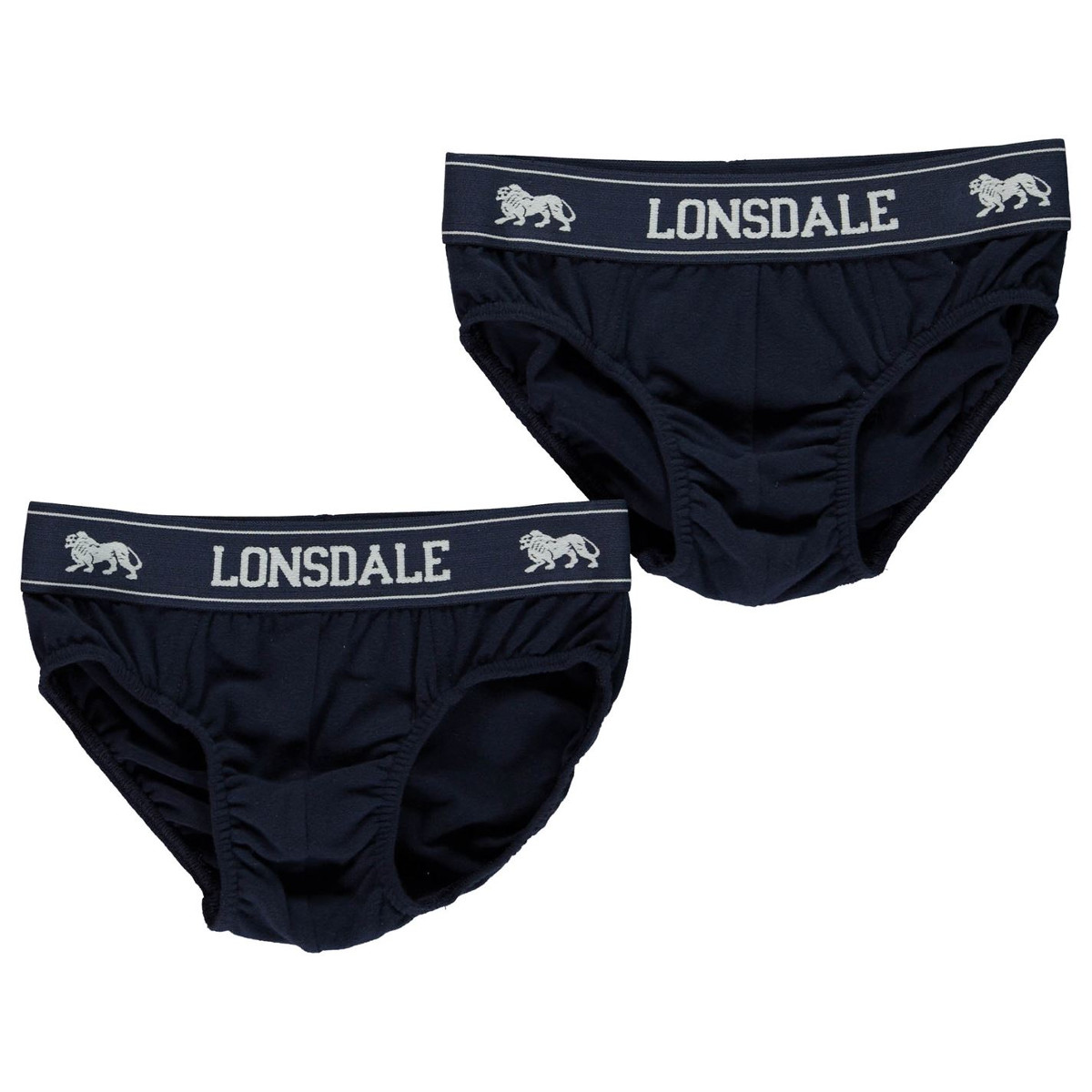 Lonsdale Boys' Briefs, 2-Pack