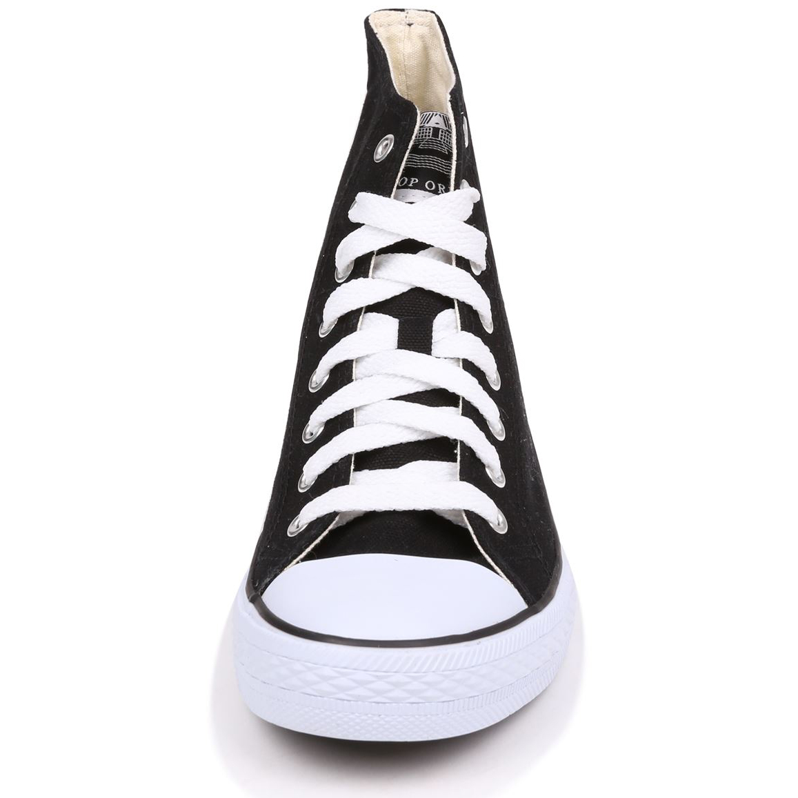 dunlop mens canvas high top trainers