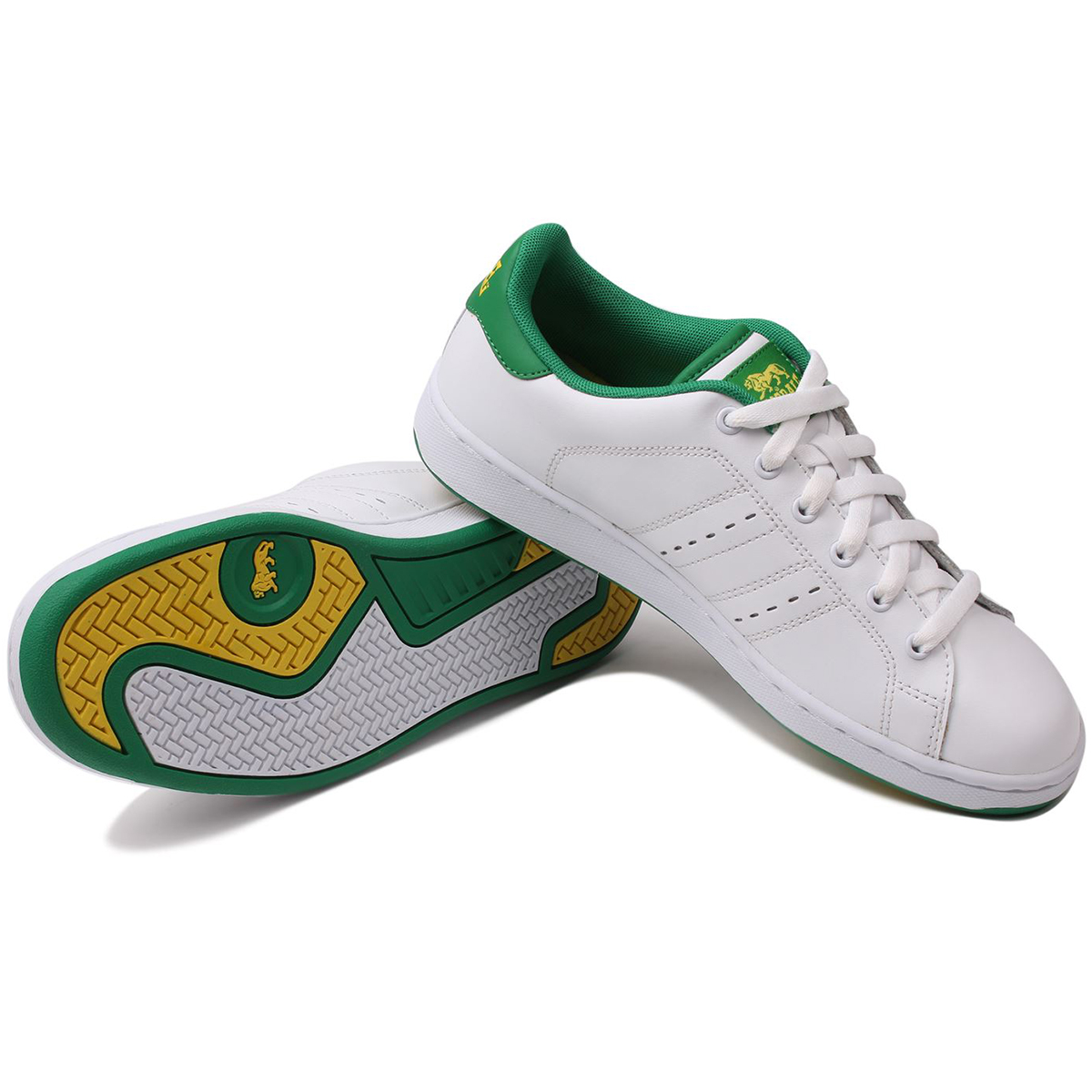 lonsdale leyton leather mens trainers