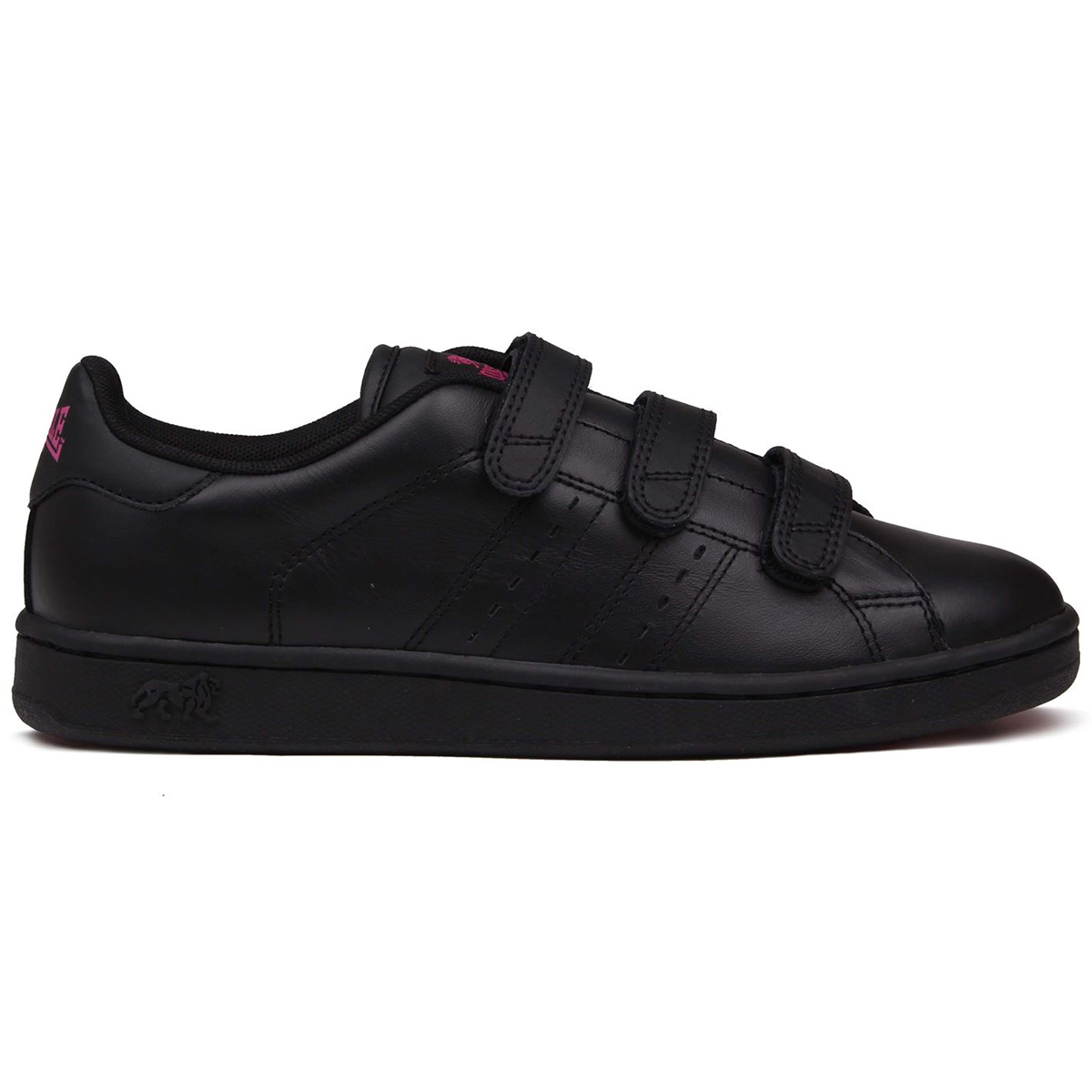 Lonsdale Women's Leyton Velcro Sneakers - Black, 11