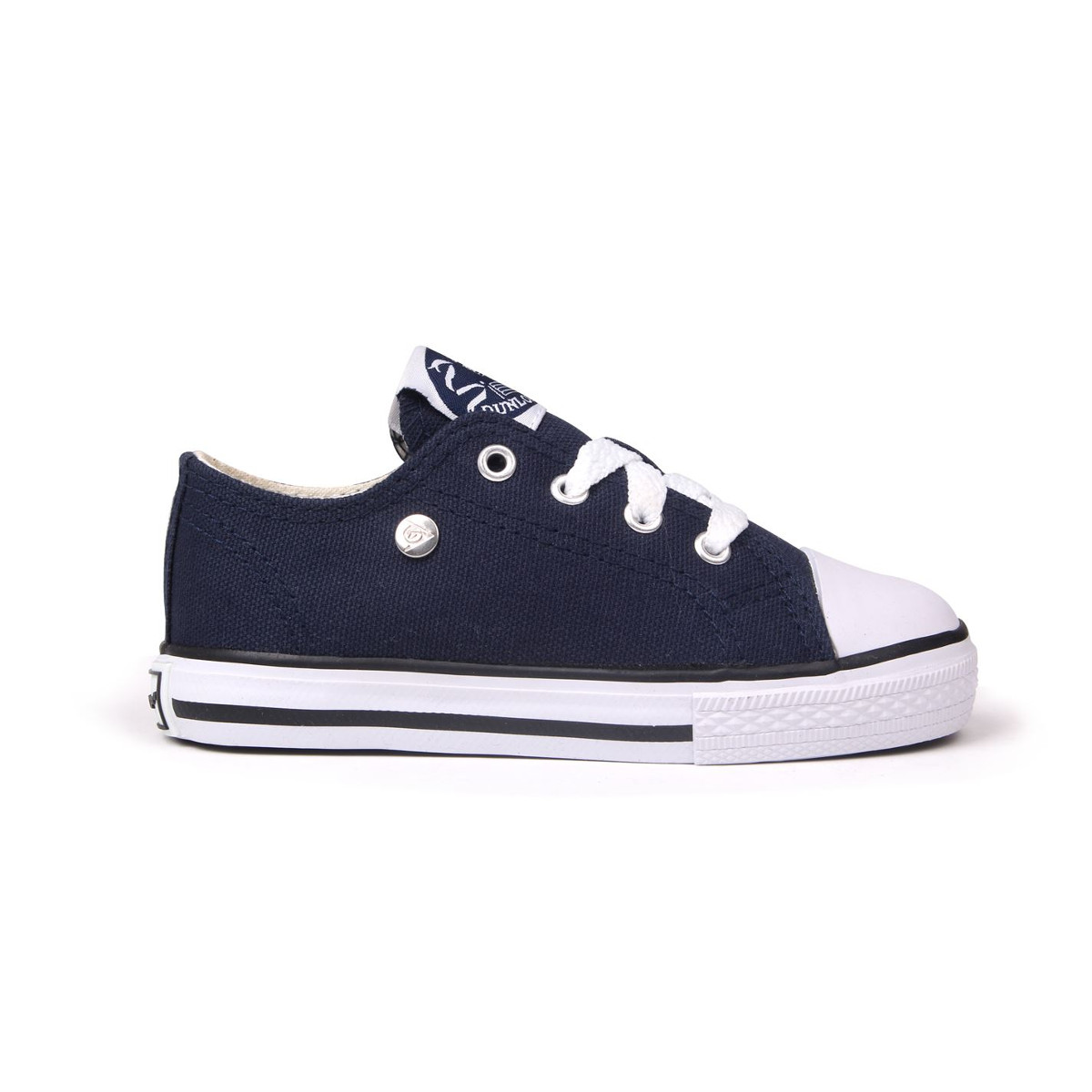 Dunlop Toddler Unisex Canvas Low Sneakers - Blue, 7