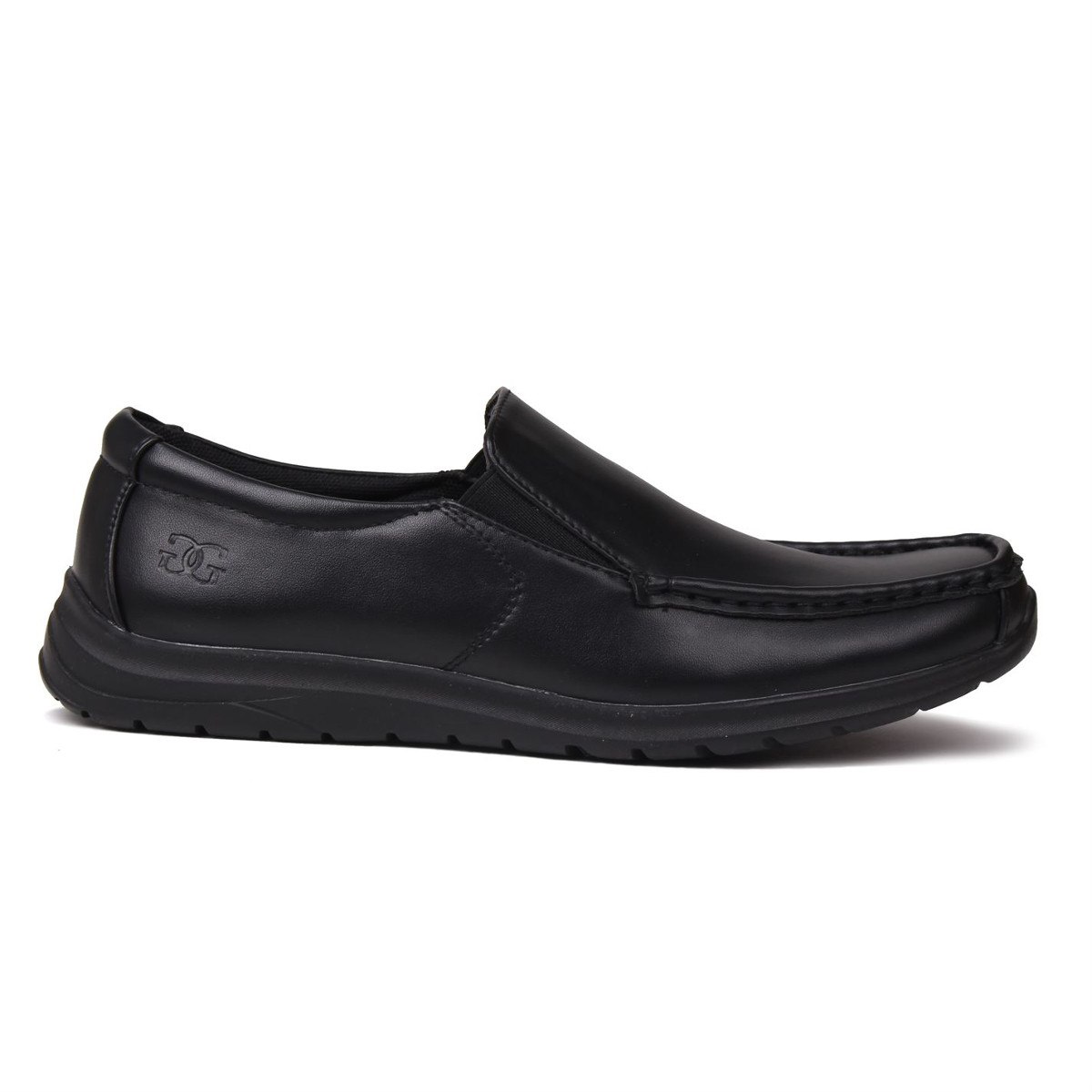 Giorgio Men's Bexley Slip-On Casual Shoes - Black, 9